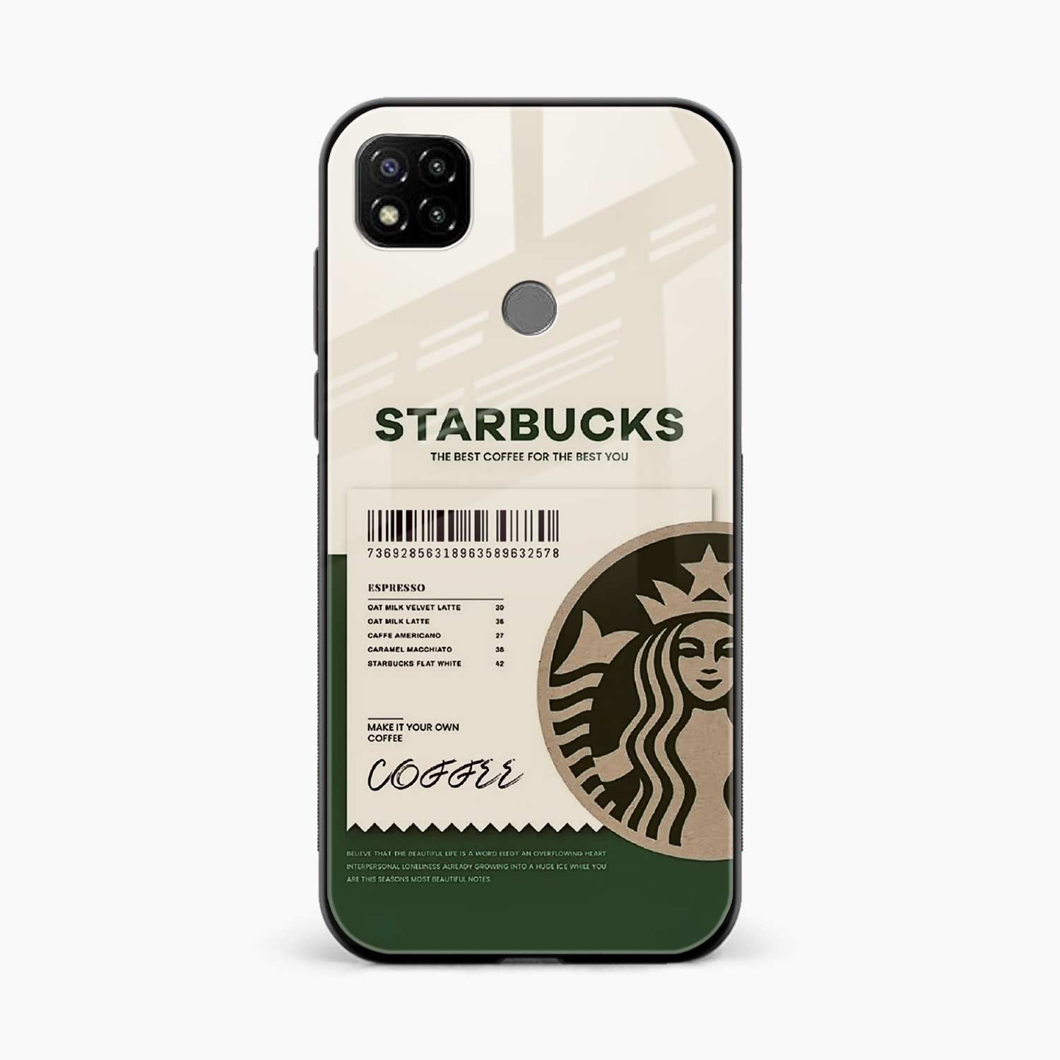 Starbucks Redmi 9 Back Cover