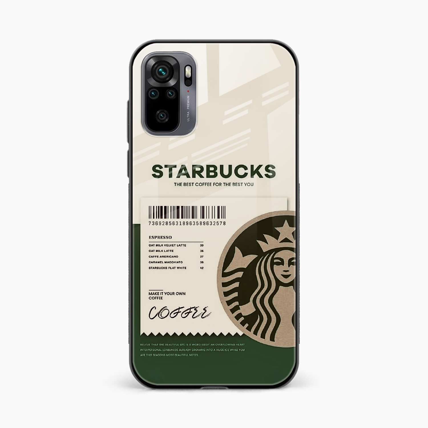 Starbucks Redmi Note 10s Back Cover