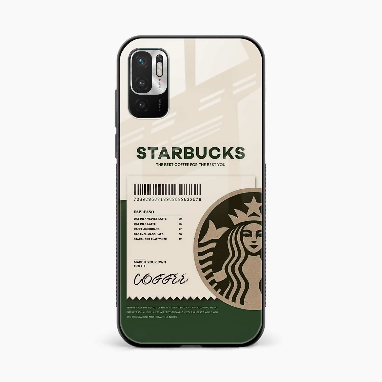 Starbucks Redmi Note 10T Back Cover