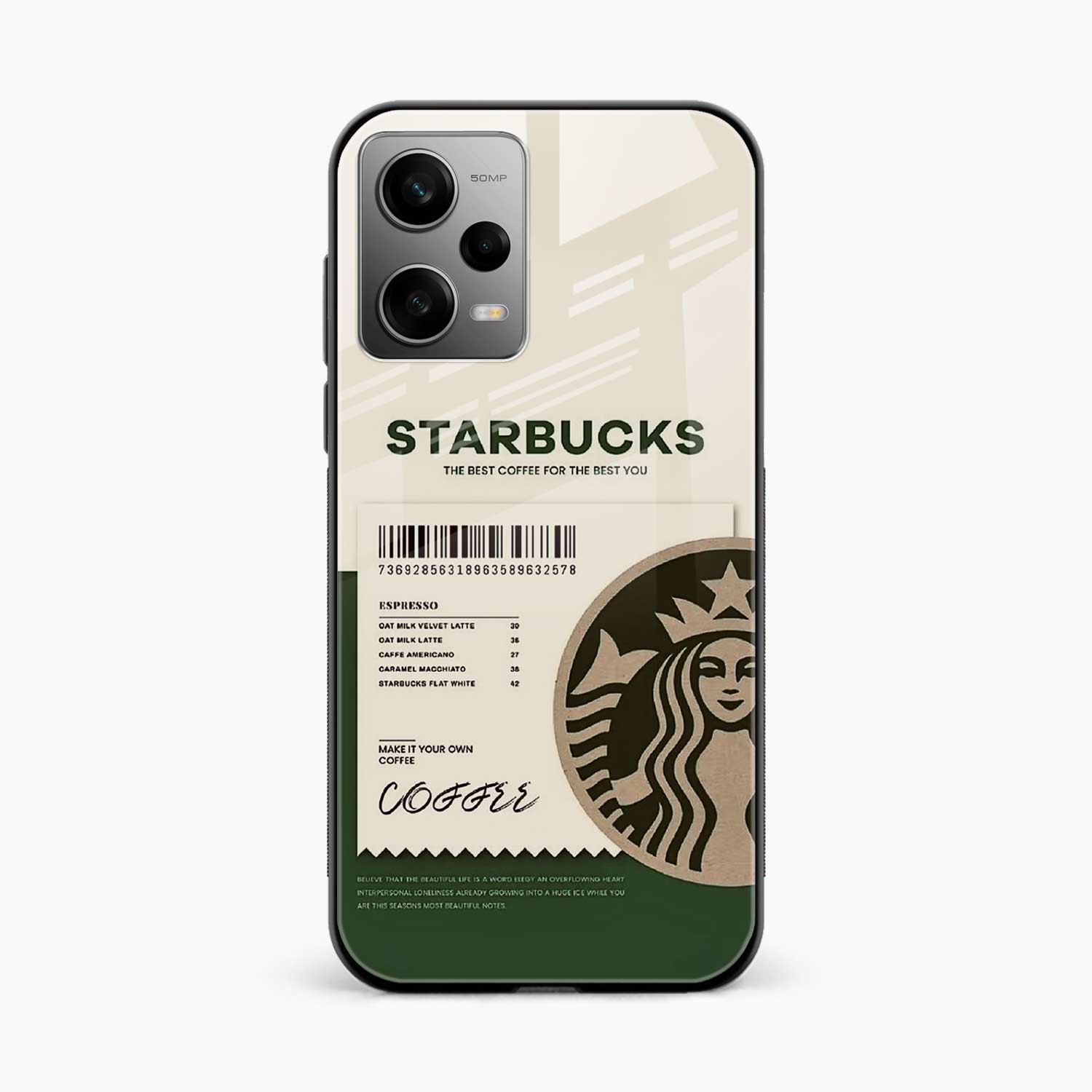 Starbucks Redmi Note 12 5G Back Cover
