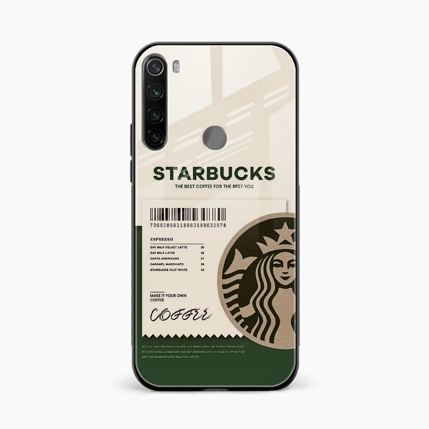Starbucks Redmi Note 8 Back Cover