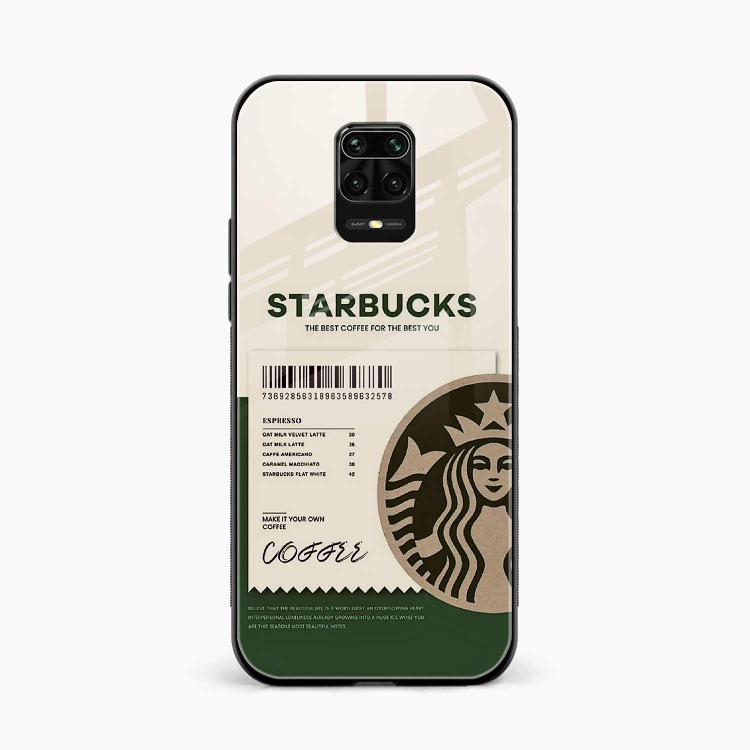 Starbucks Redmi Note 9 Pro Back Cover