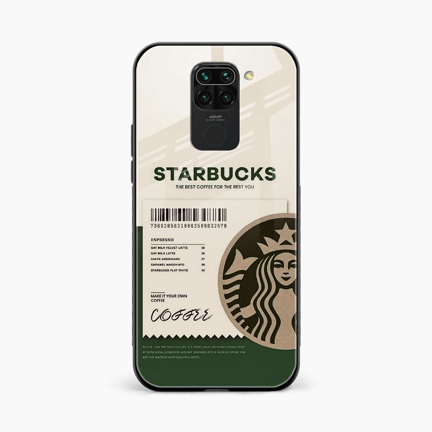 Starbucks Redmi Note 9 Back Cover