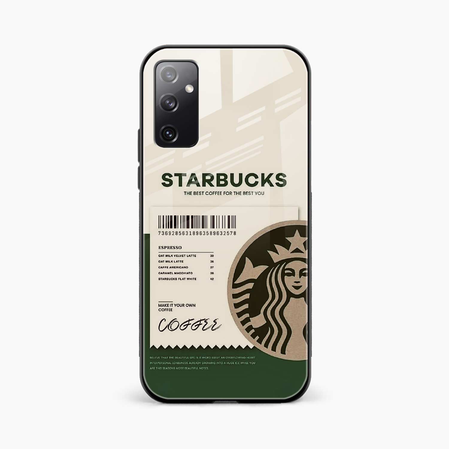 Starbucks Samsung M52 Back Cover