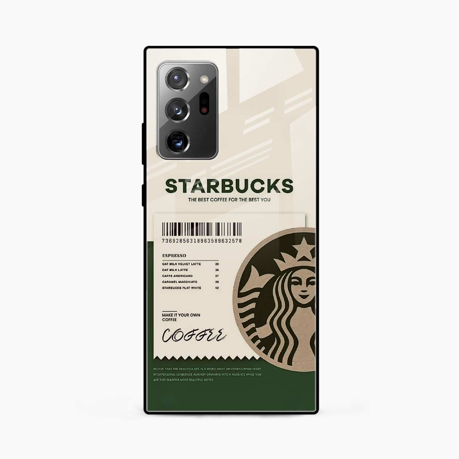 Starbucks Samsung Note 20 Ultra Back Cover
