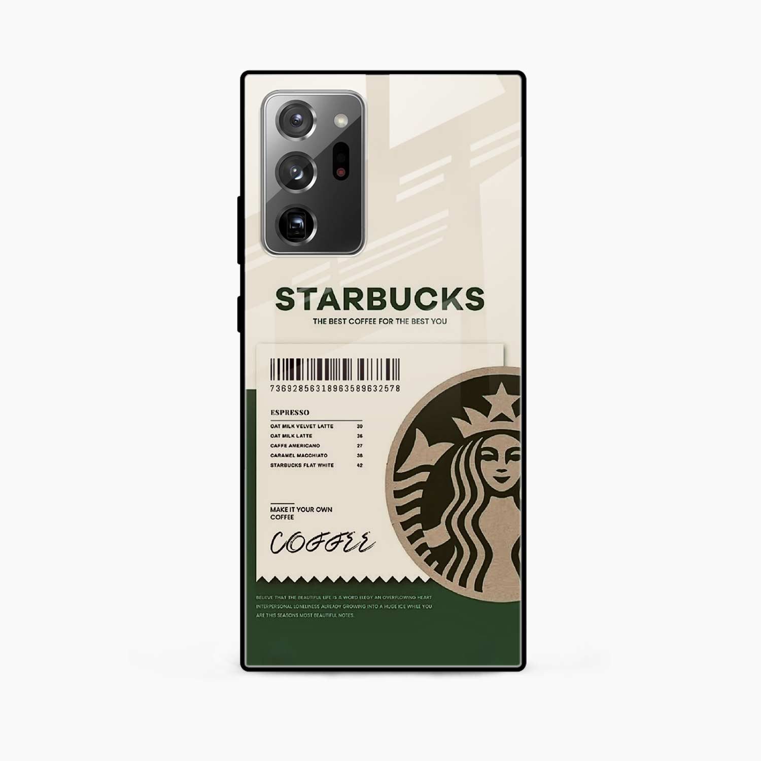 Starbucks Samsung Note 20 Back Cover
