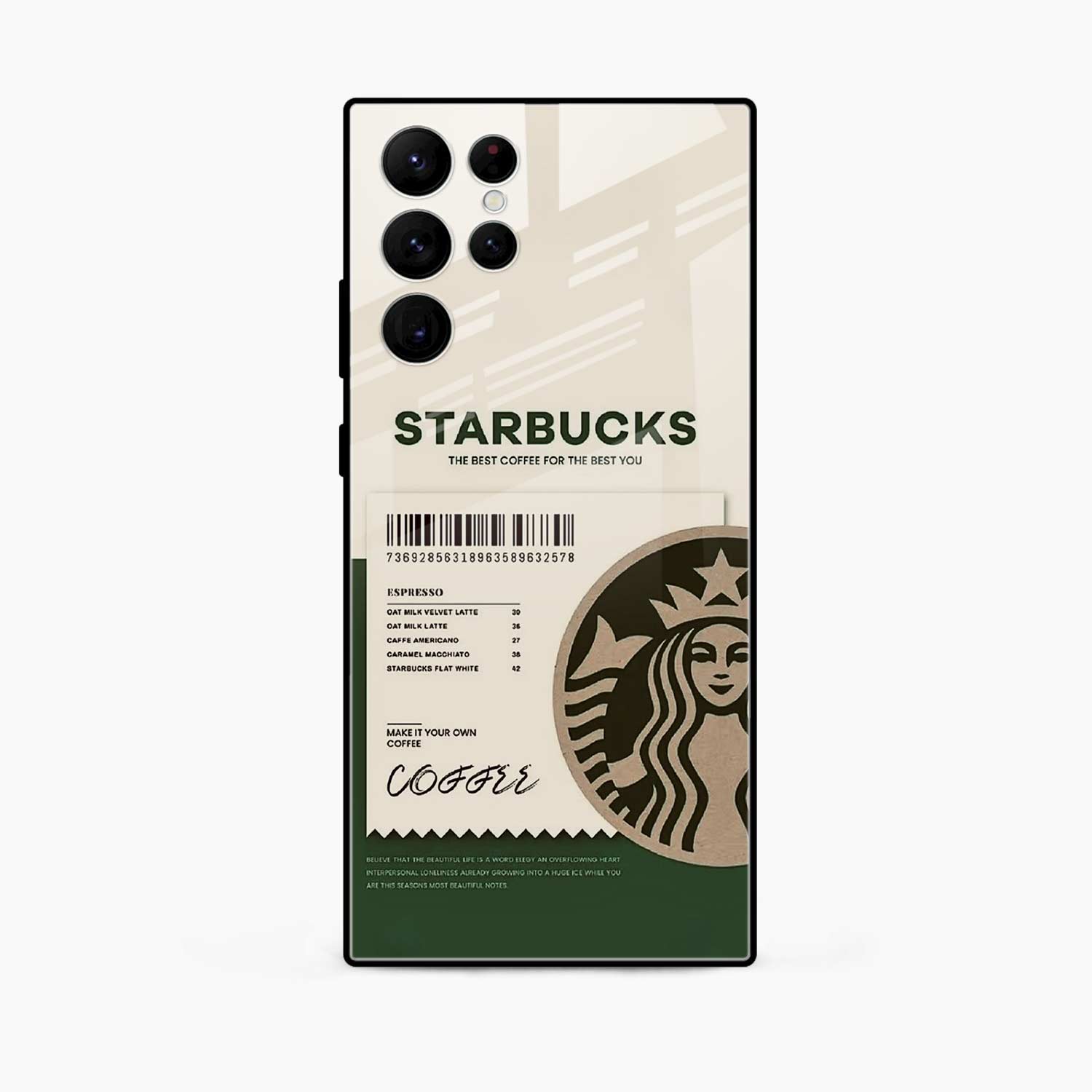Starbucks Samsung S22 Ultra Back Cover