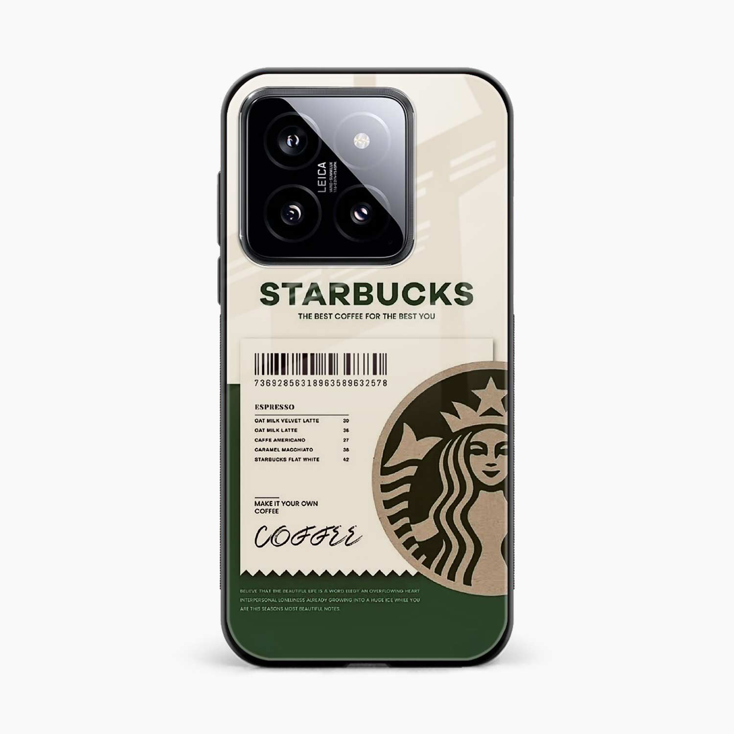 Starbucks Xiaomi 14 Back Cover