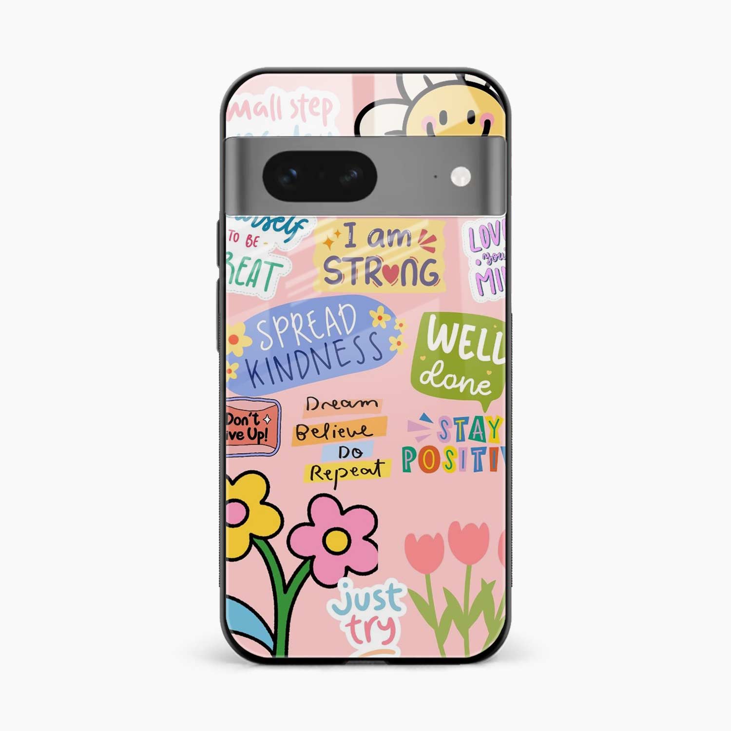 Stay Positive Google Pixel 8 Back Cover
