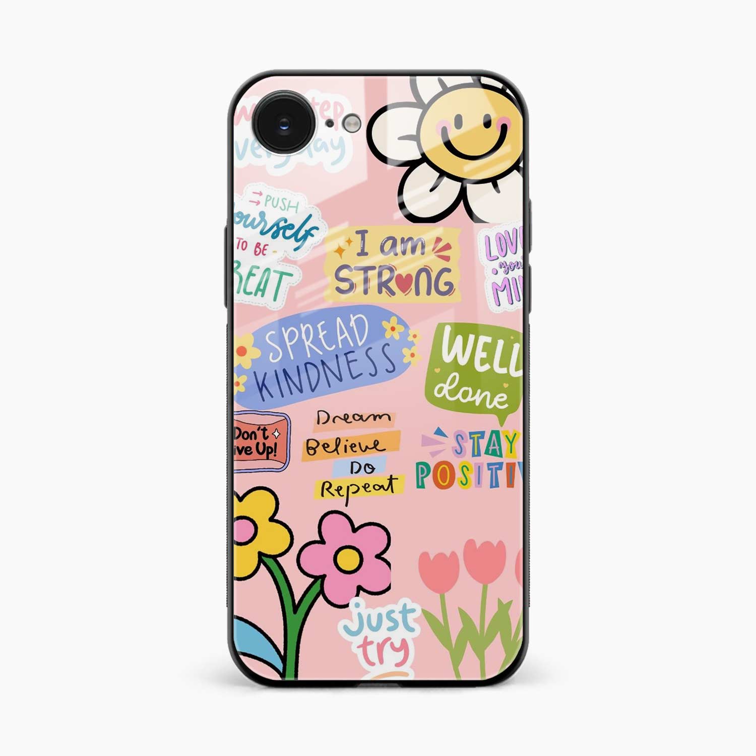 Stay Positive iPhone 16e Back Cover