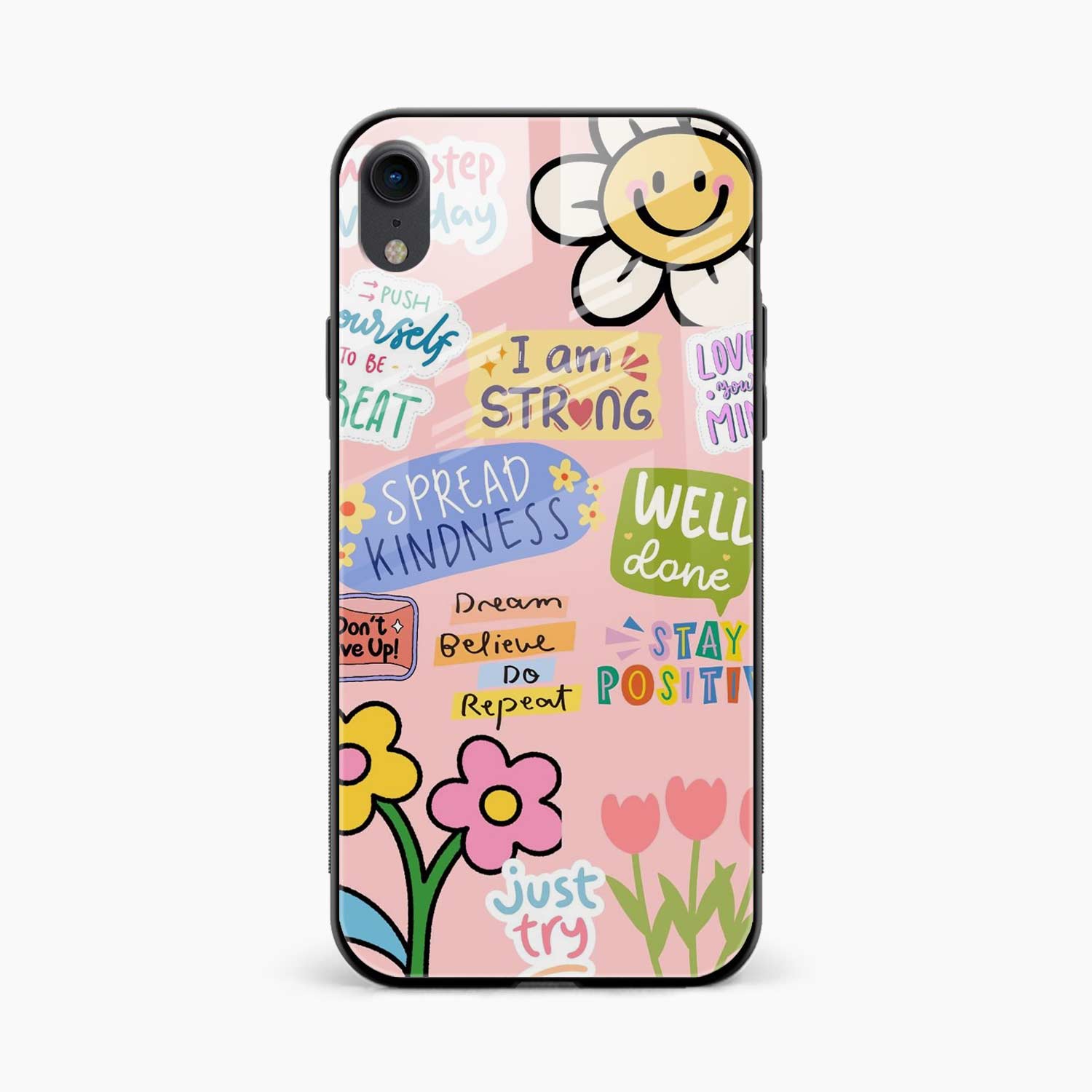 Stay Positive iPhone XR Back Cover