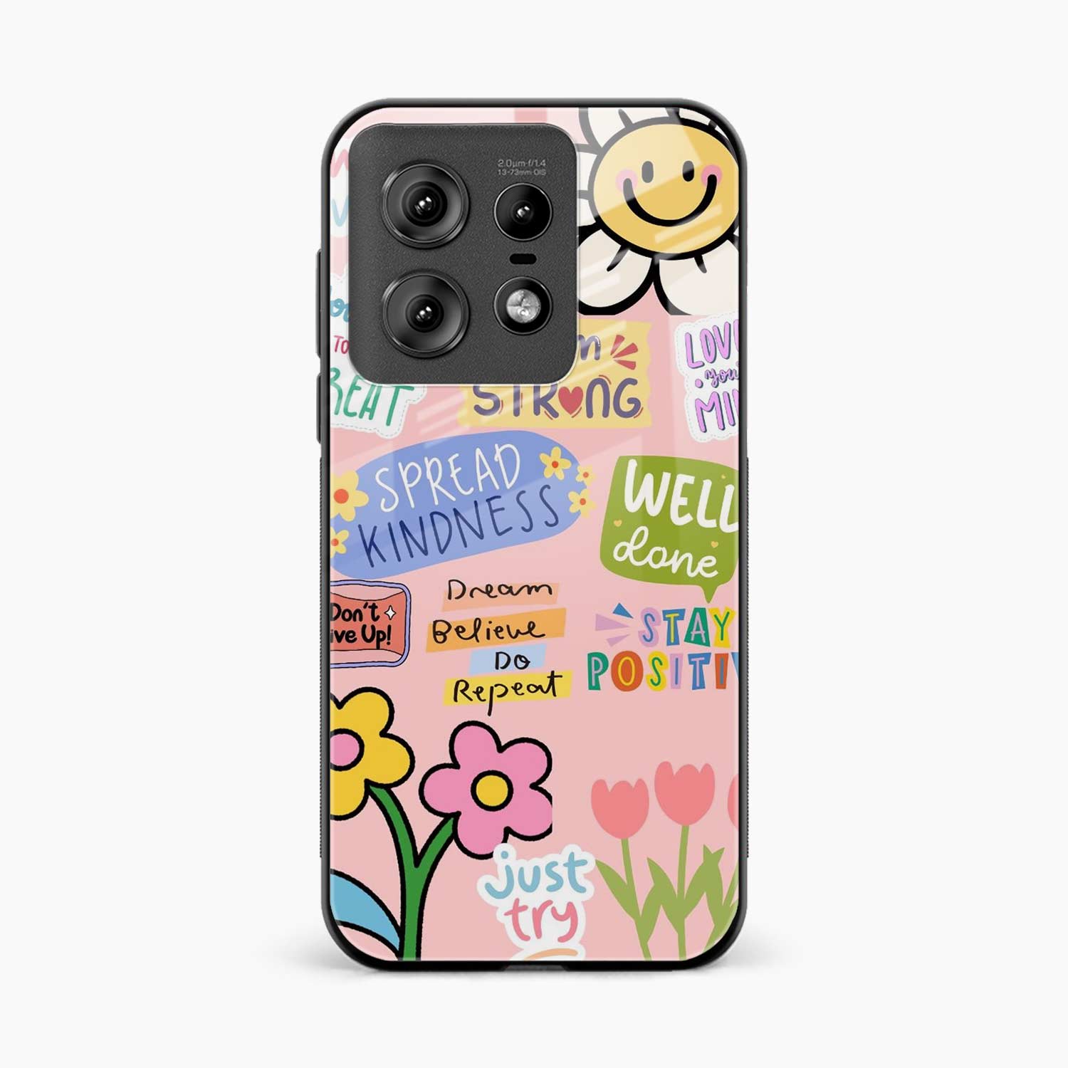 Stay Positive Motorola Edge 50 Pro 5G Back Cover