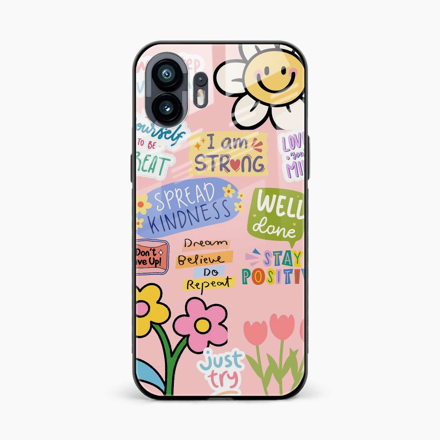 Stay Positive Nothing Phone 2 Back Cover