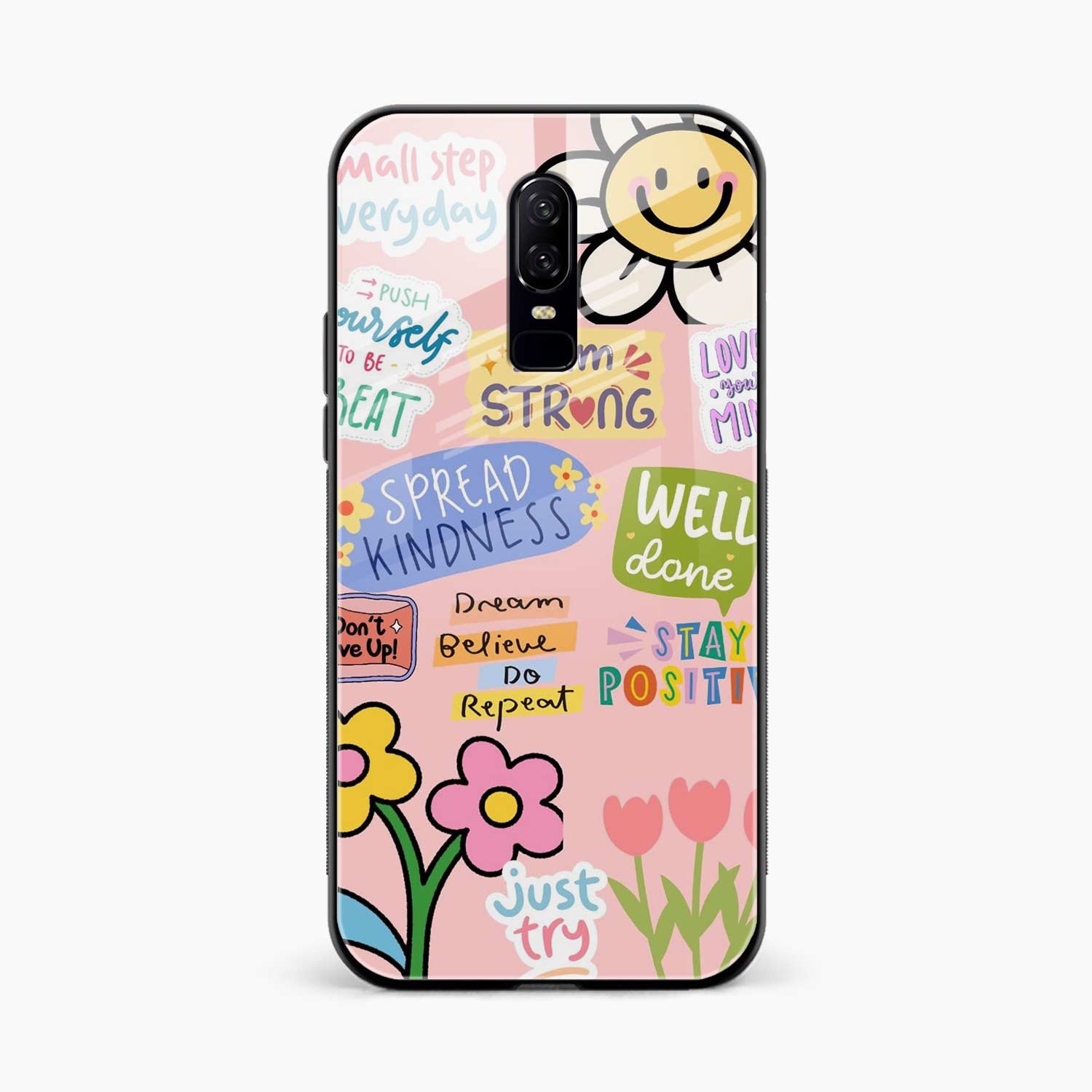 Stay Positive OnePlus 6T Back Cover