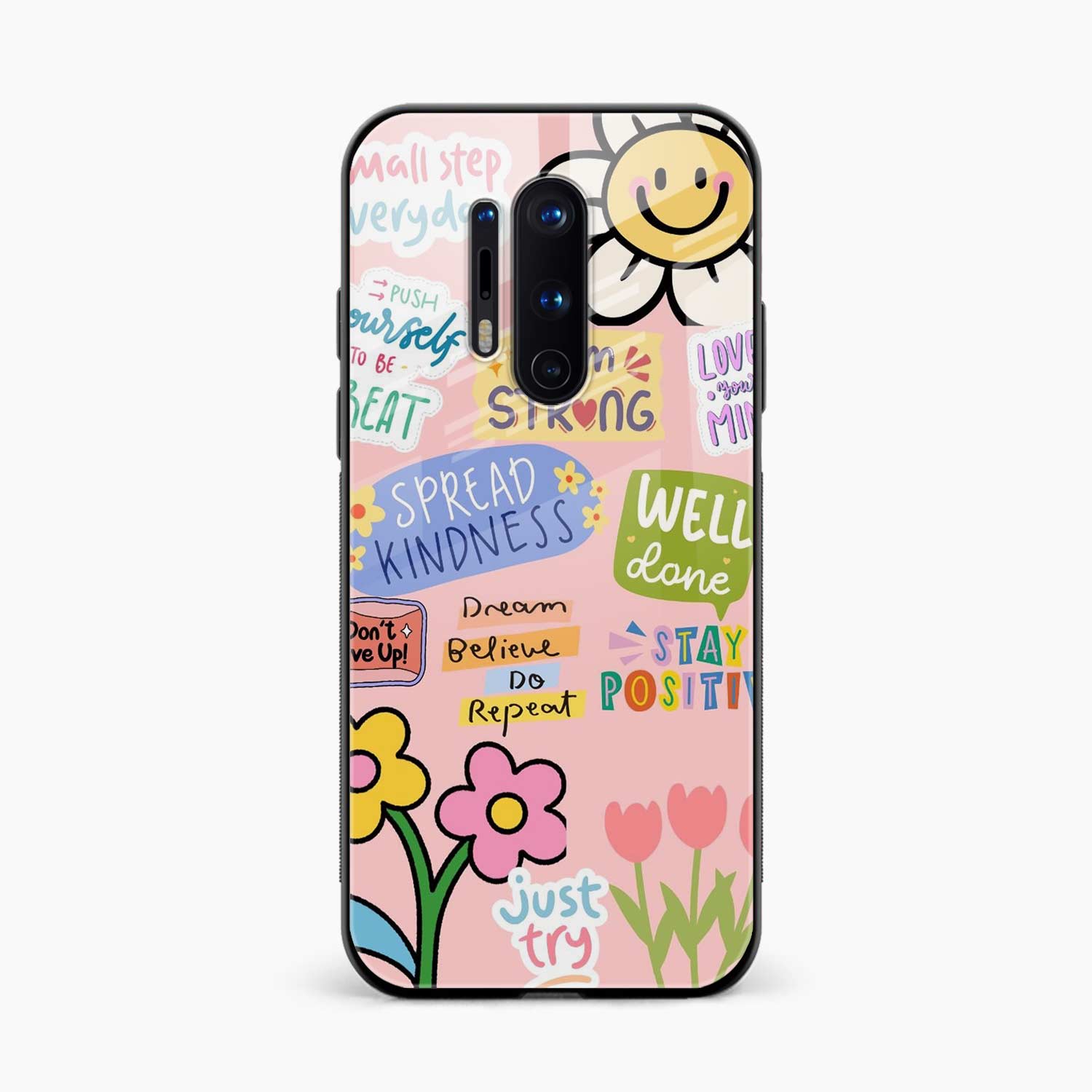 Stay Positive OnePlus 8 Pro Back Cover