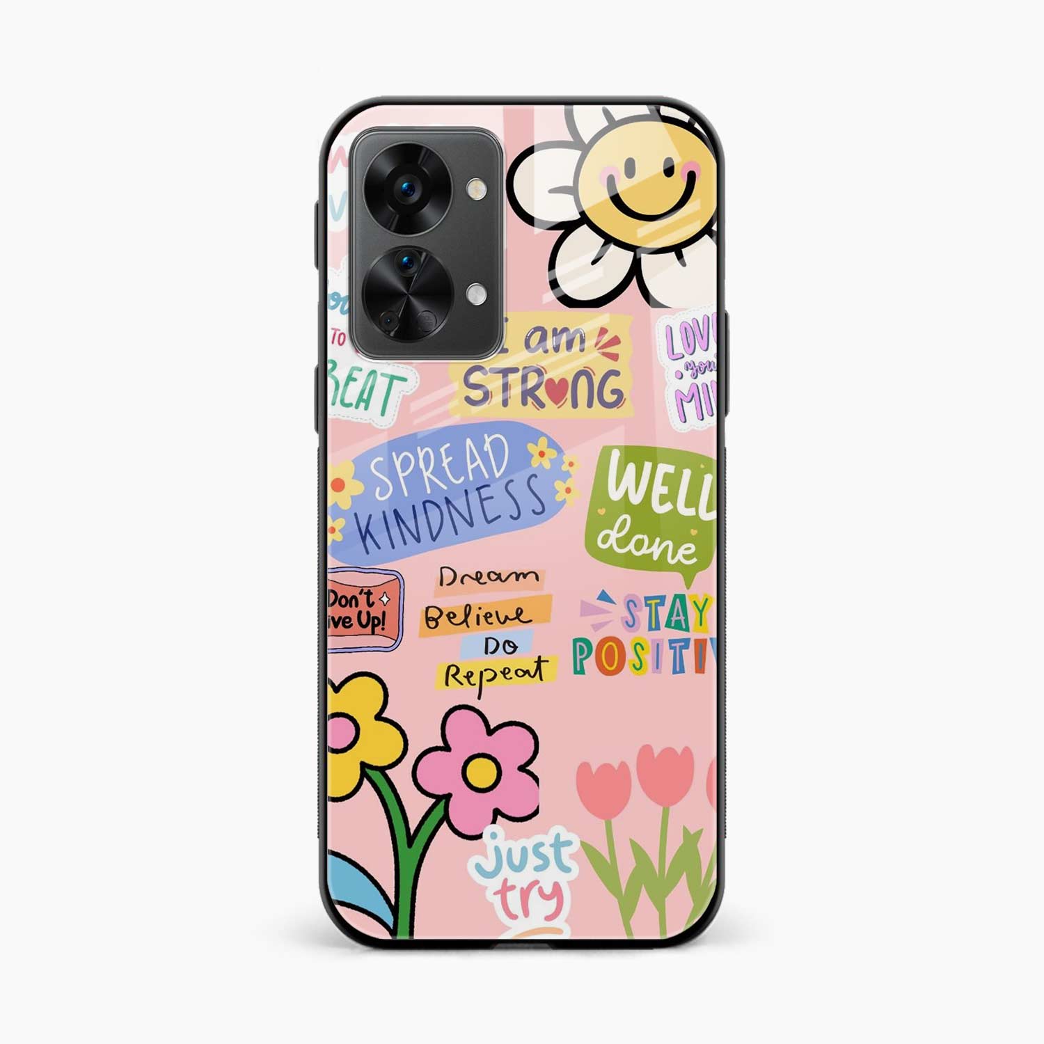 Stay Positive OnePlus Nord 2t Back Cover