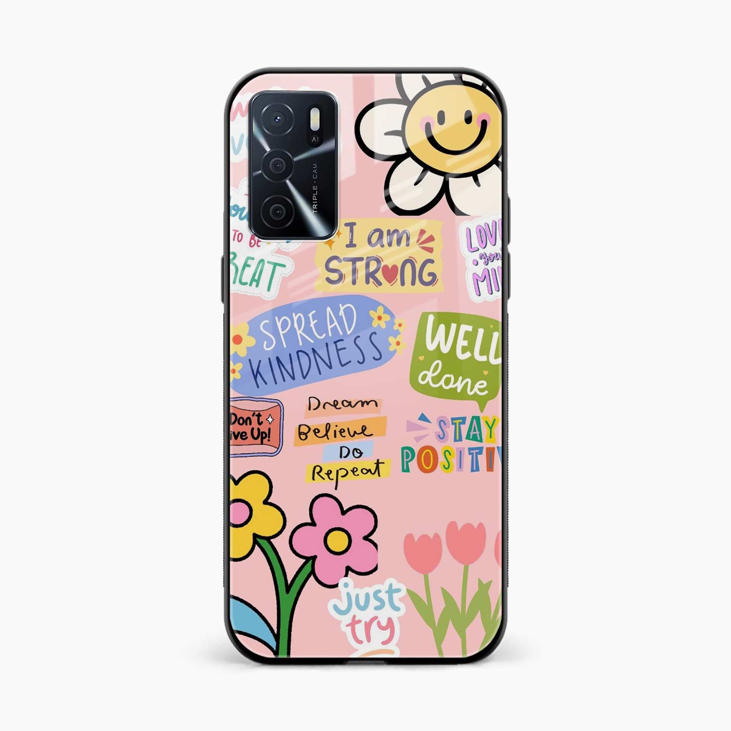 Stay Positive Oppo A16s Back Cover