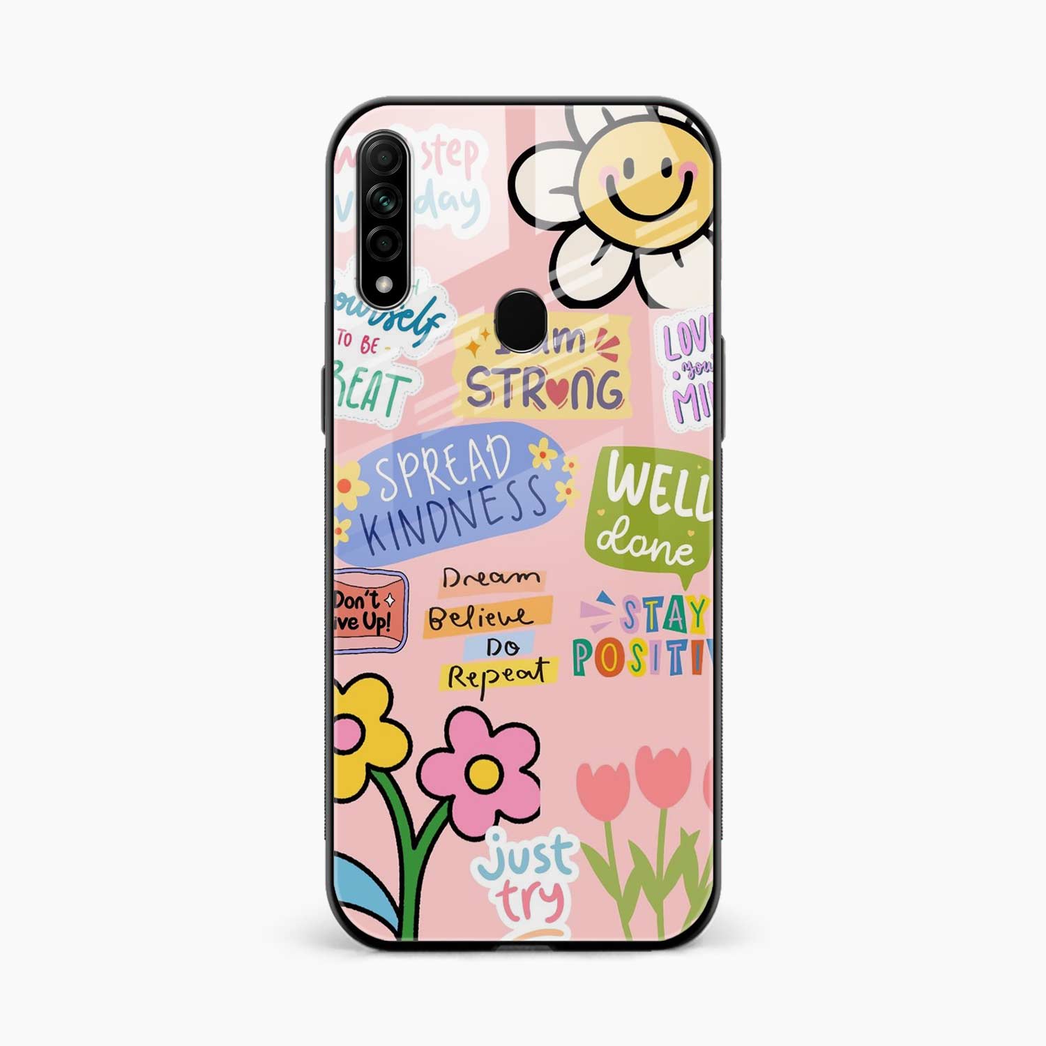 Stay Positive Oppo A31 Back Cover