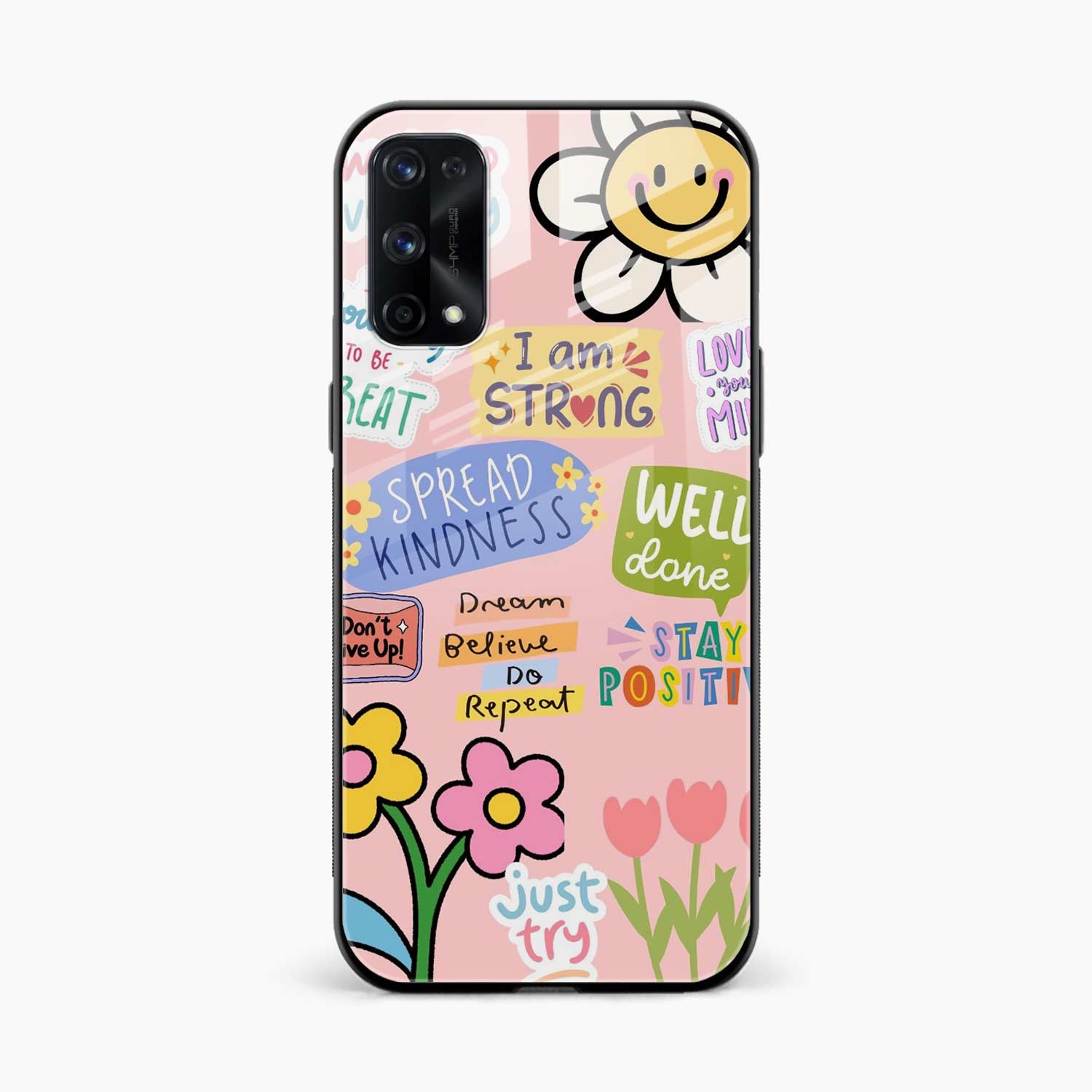 Stay Positive Oppo A74 5G Back Cover