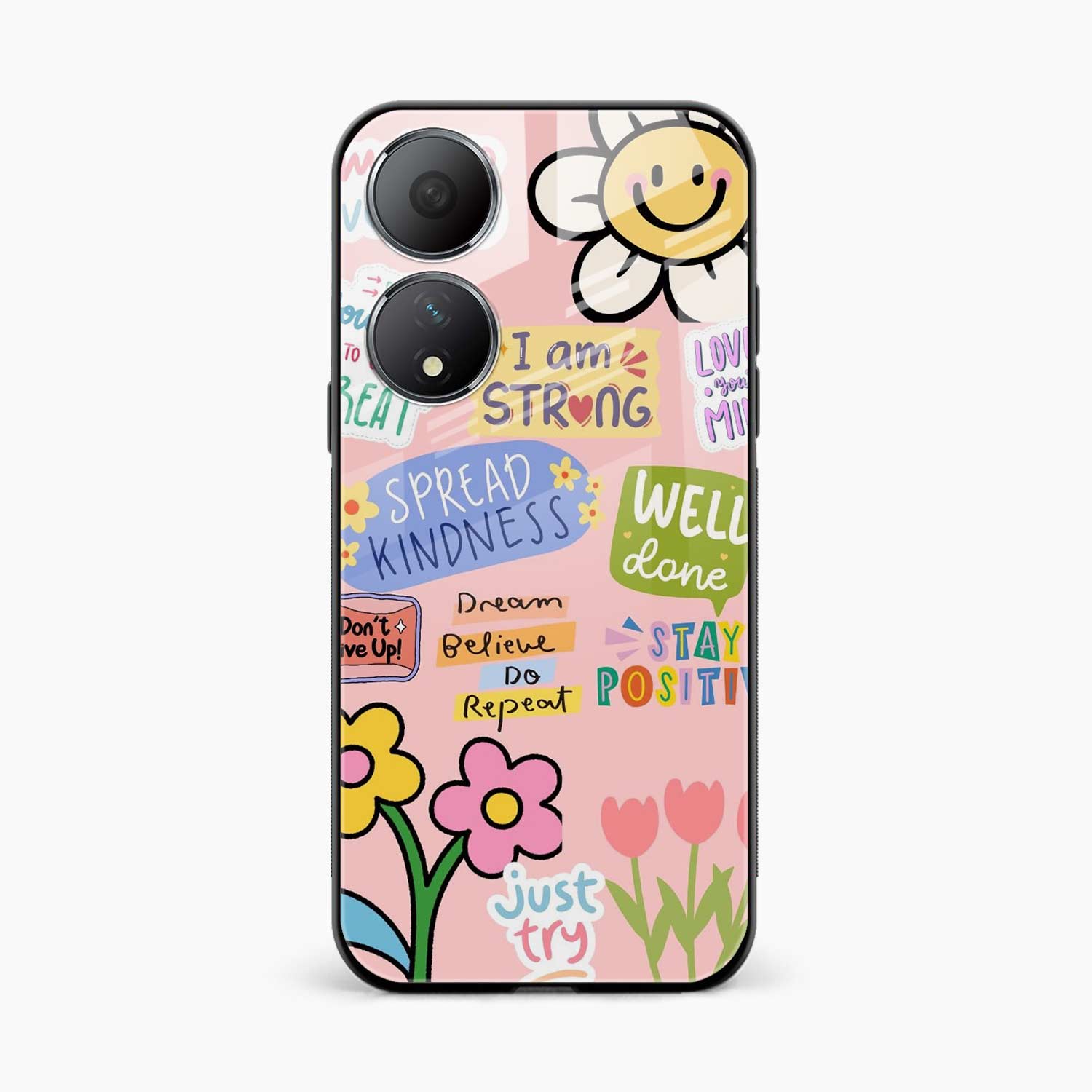 Stay Positive Oppo A78 5G Back Cover
