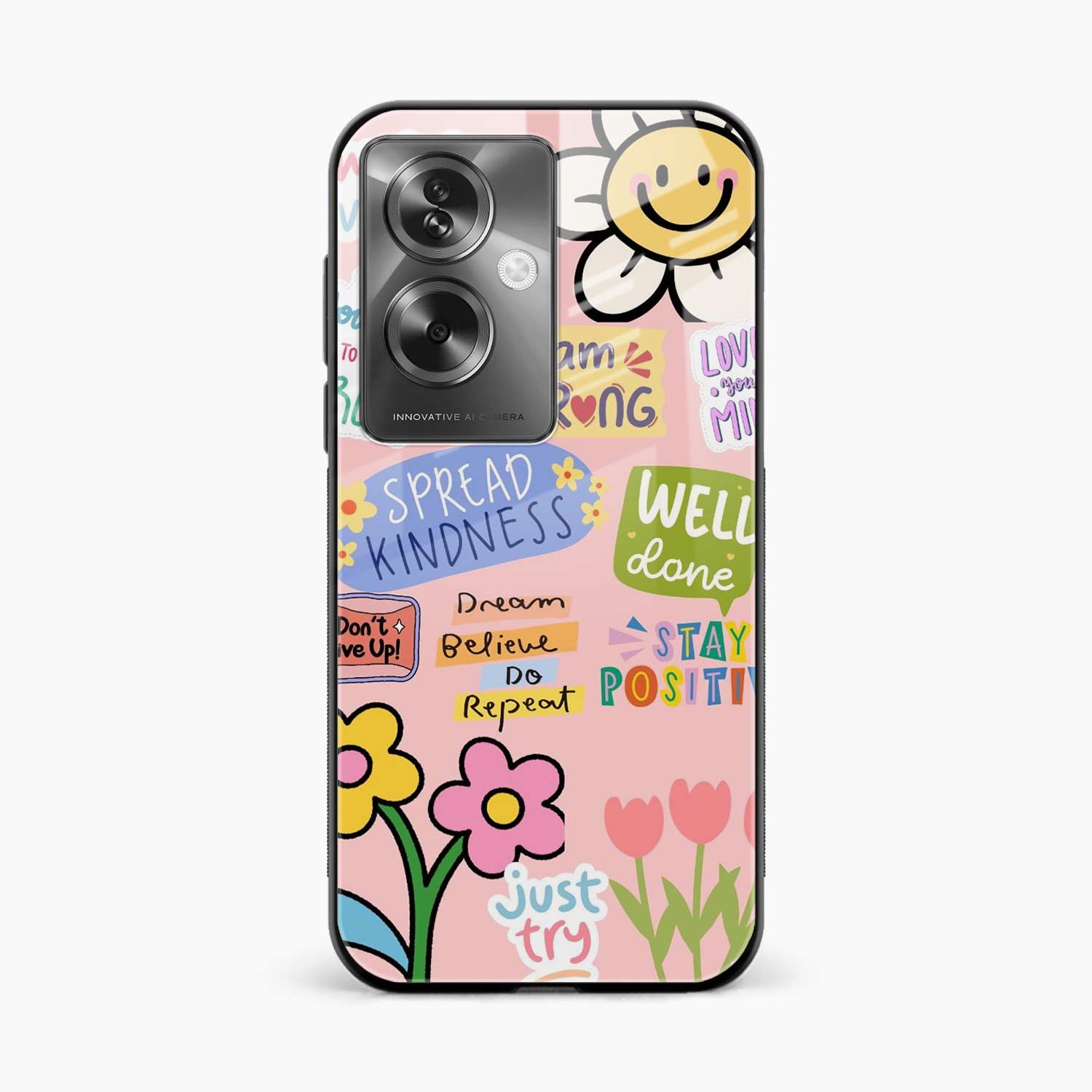 Stay Positive Oppo A79 5G Back Cover