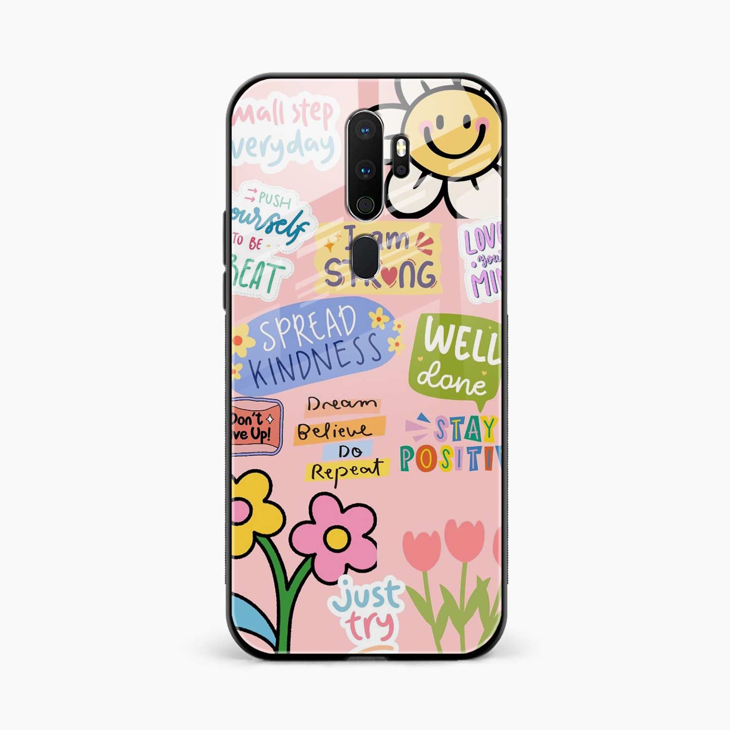 Stay Positive Oppo A9 Back Cover