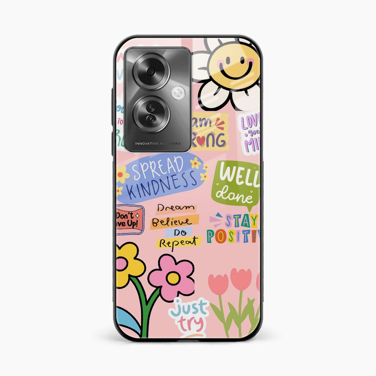 Stay Positive Oppo F25 Pro 5G Back Cover