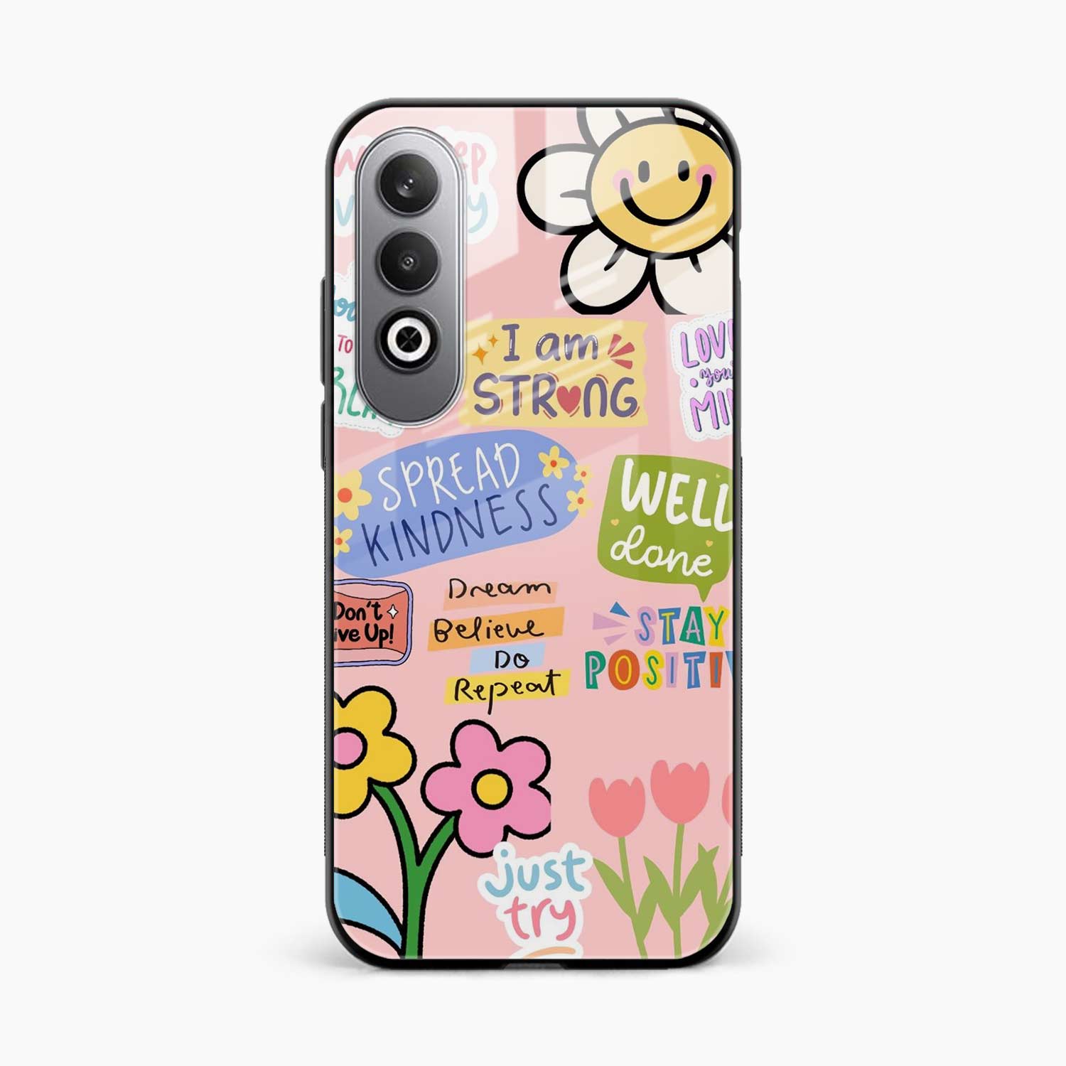 Stay Positive Oppo K12x 5G Back Cover
