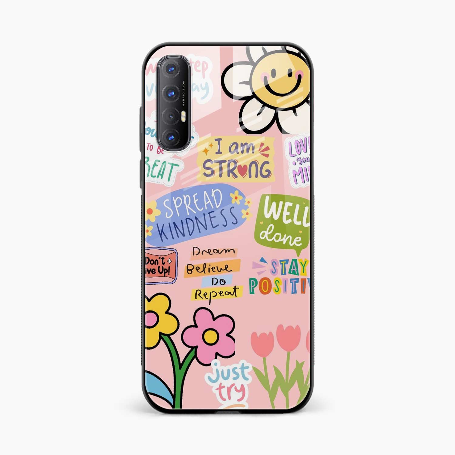 Stay Positive Oppo Reno 3 Pro 4G Back Cover