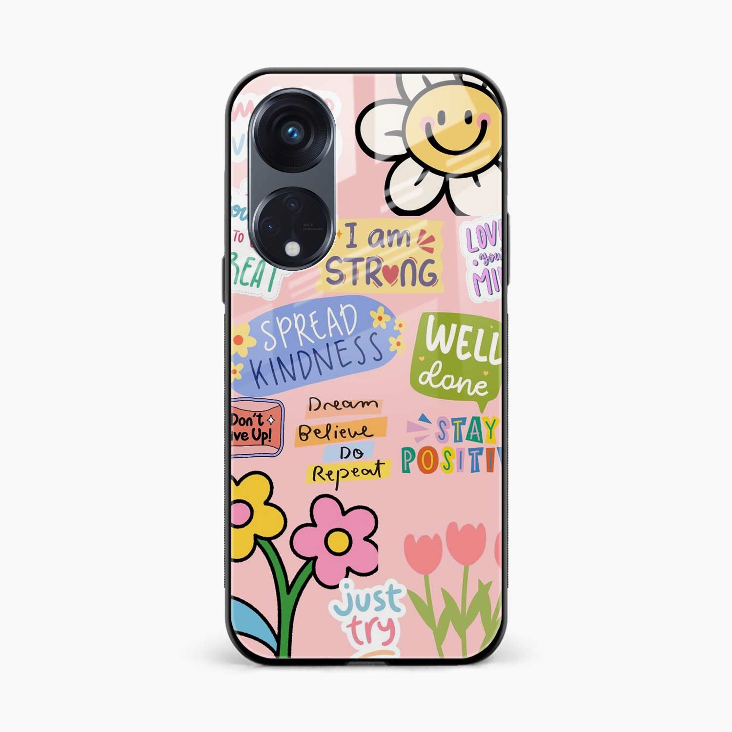 Stay Positive Oppo Reno 8T 5G Back Cover