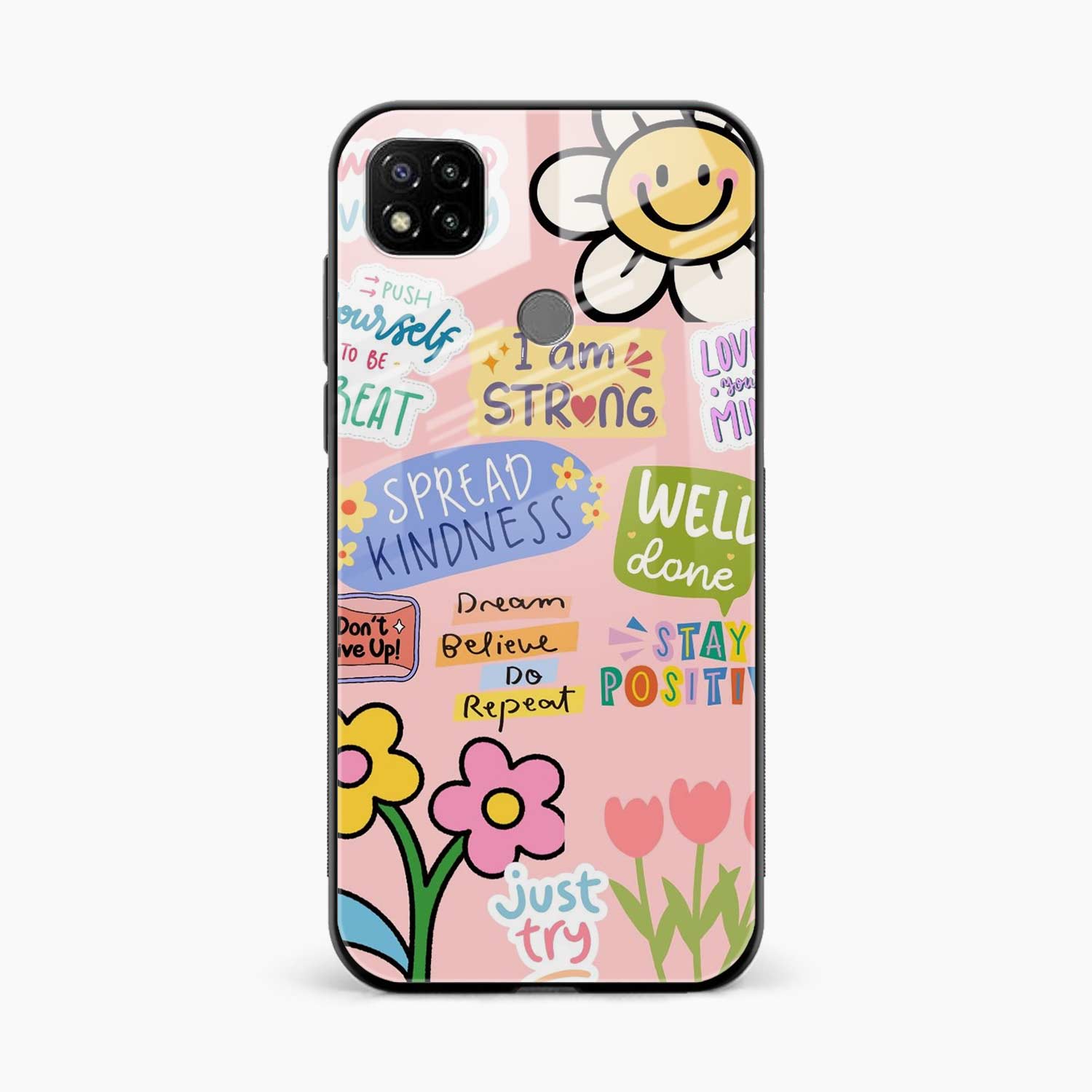Stay Positive Poco C31 Back Cover