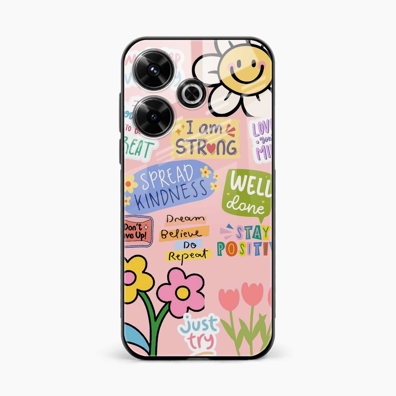 Stay Positive Poco F6 5G Back Cover