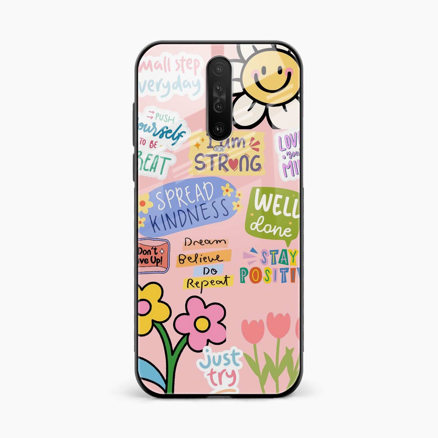 Stay Positive Poco X2 Back Cover