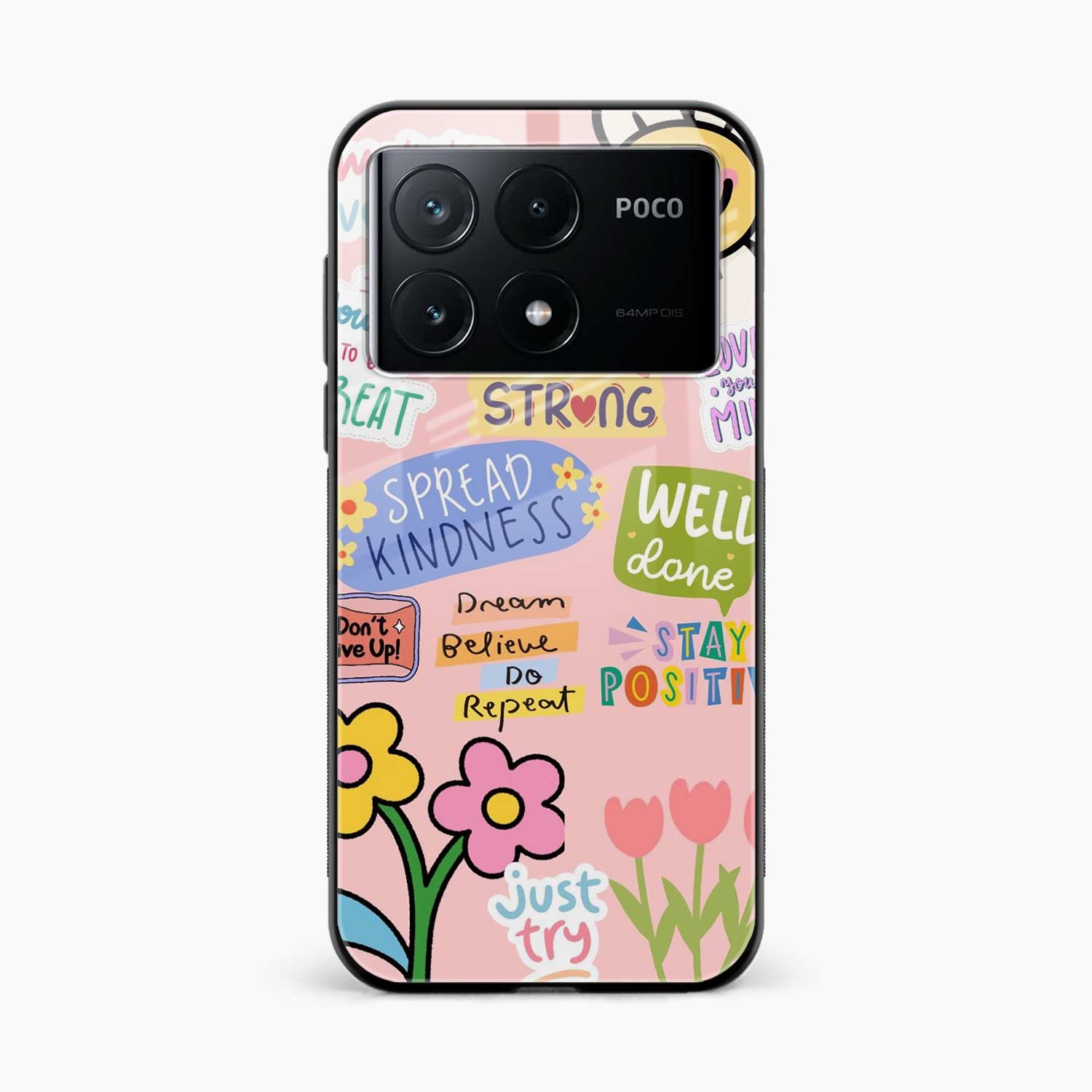 Stay Positive Poco X6 Pro 5G Back Cover