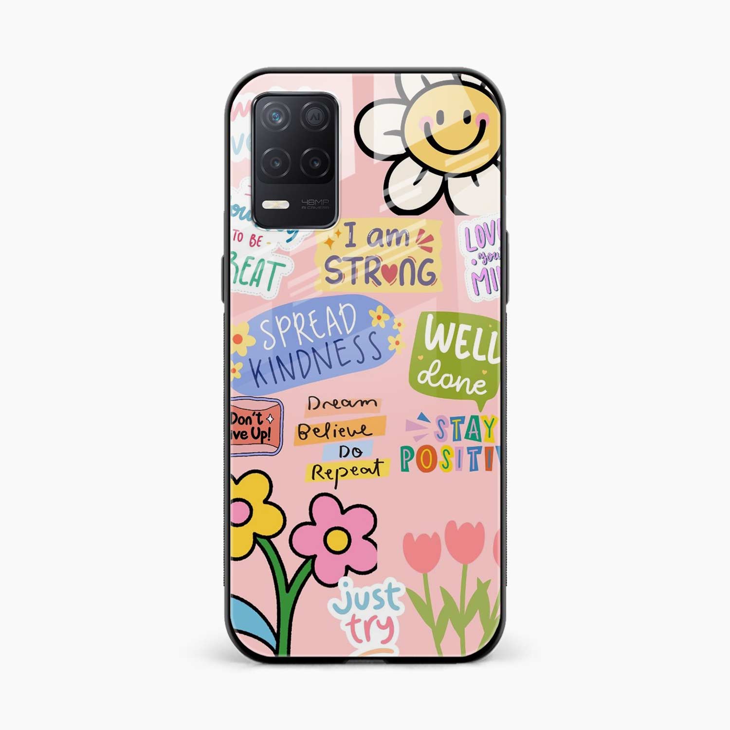 Stay Positive Realme 8 5G Back Cover