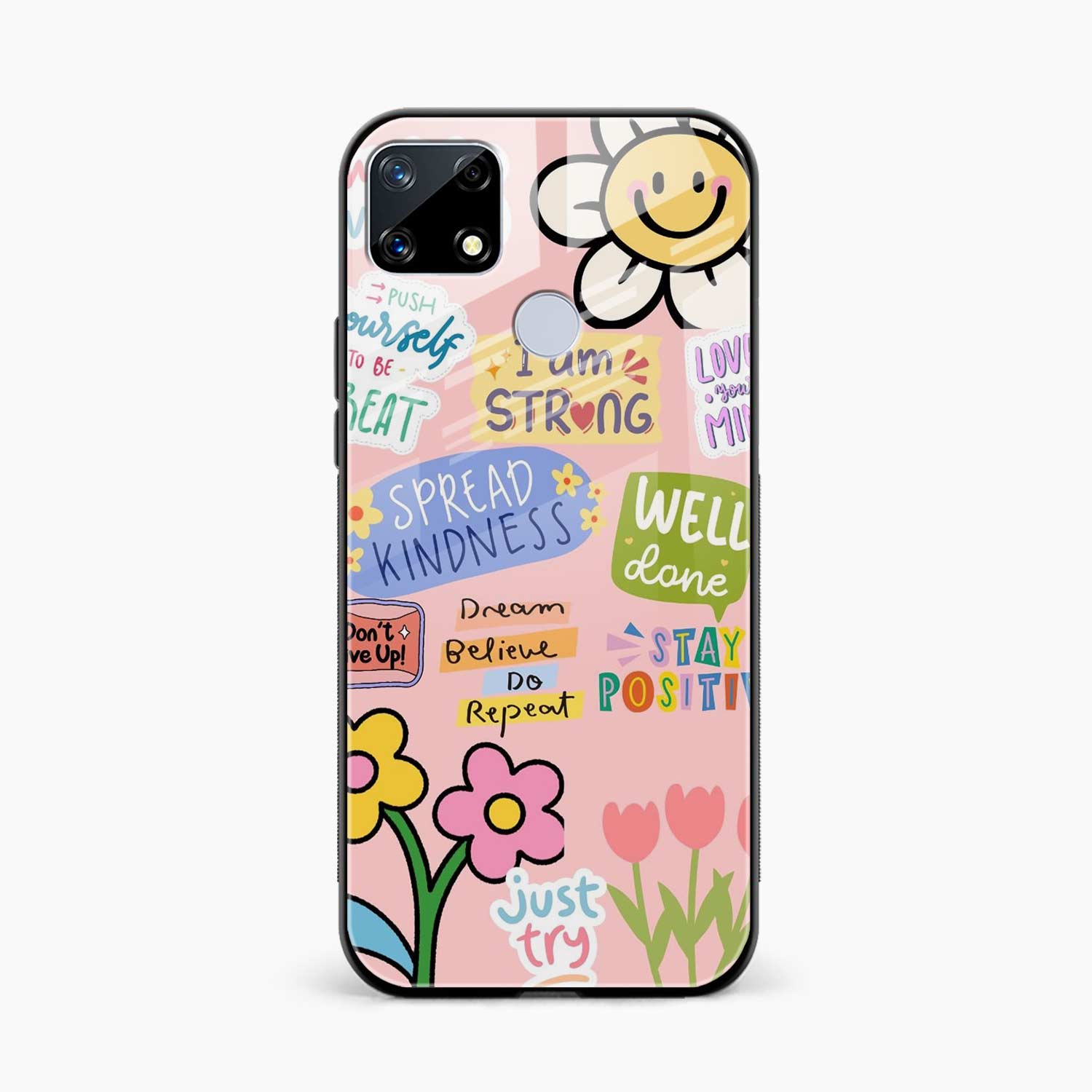 Stay Positive Realme C12 Back Cover