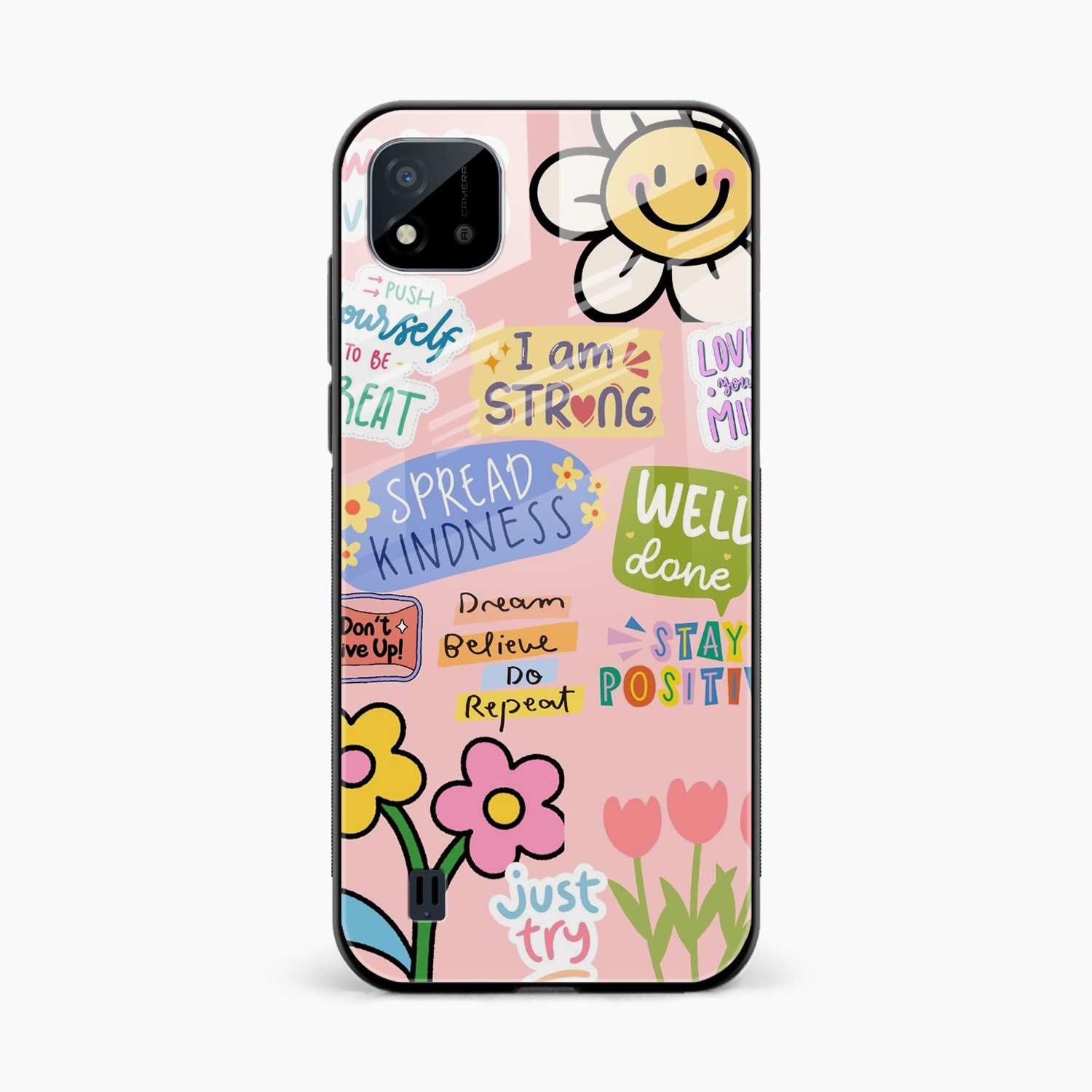 Stay Positive Realme C20a Back Cover