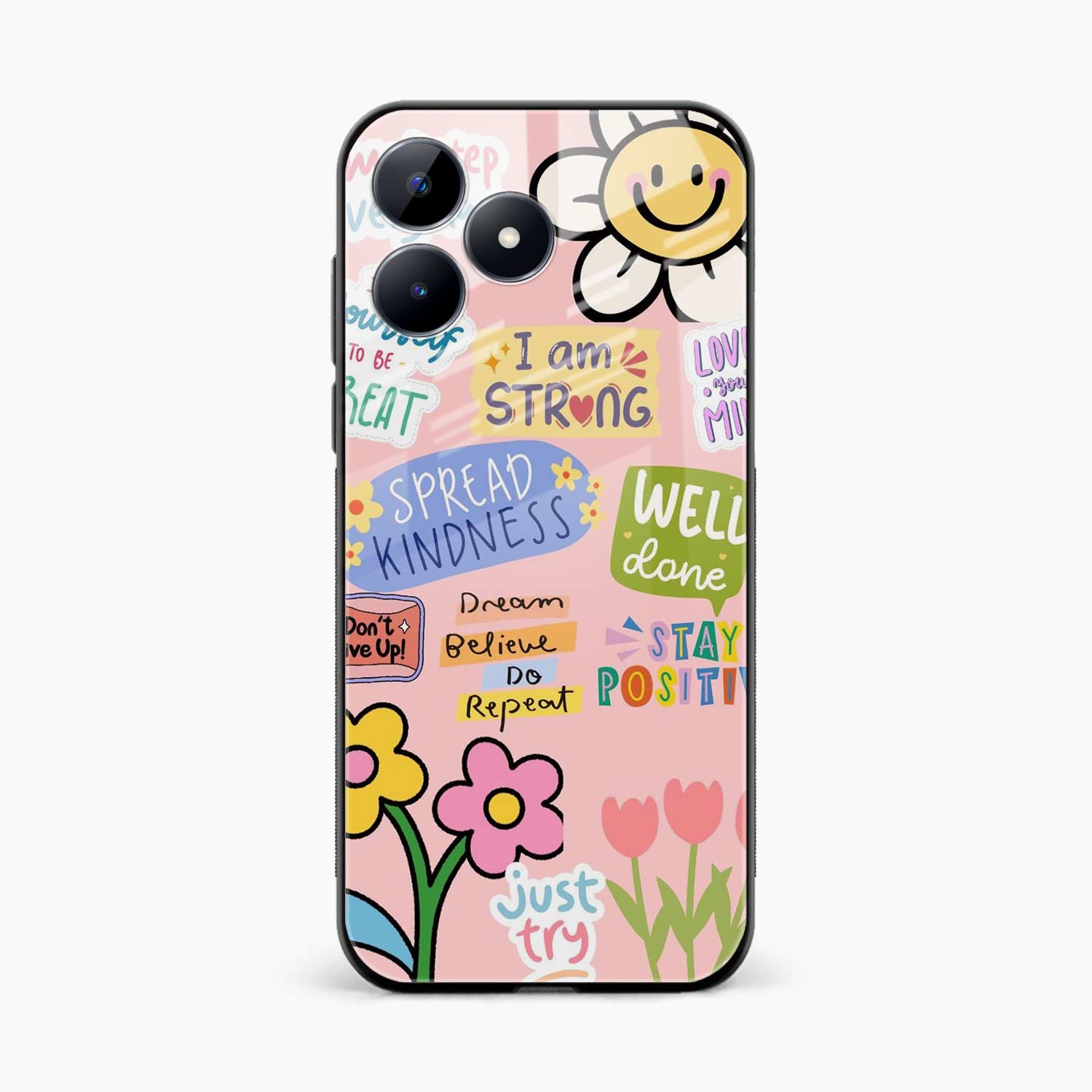 Stay Positive Realme C53 Back Cover