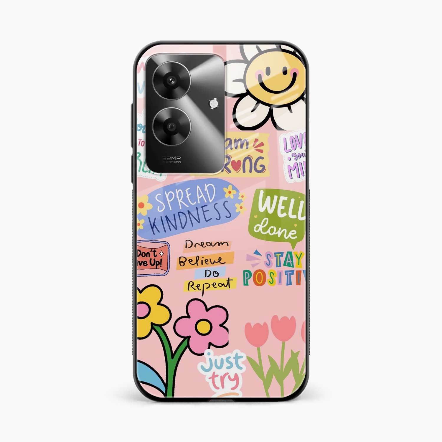 Stay Positive Realme C61 Back Cover