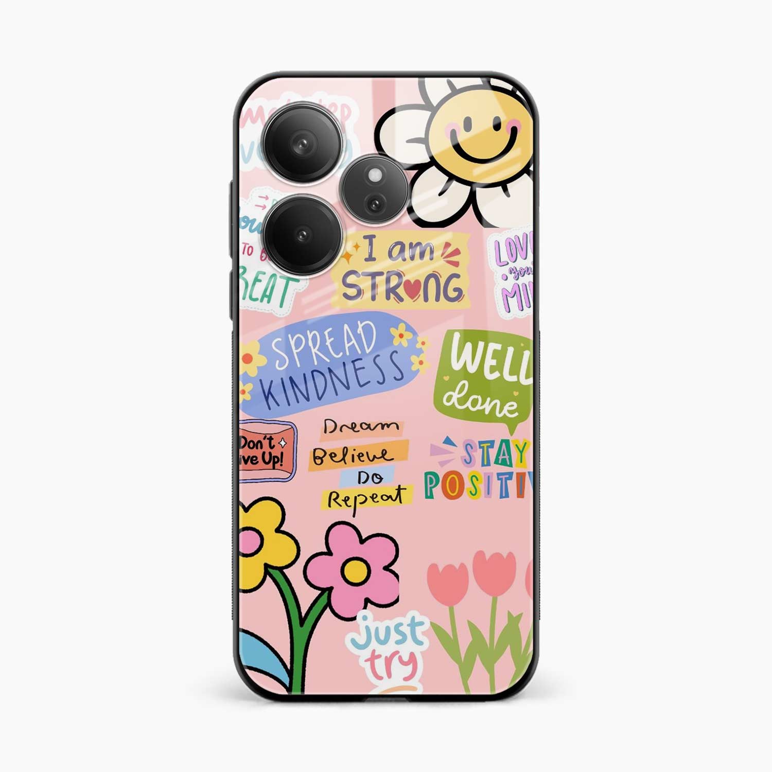 Stay Positive Realme Gt 6 5G Back Cover