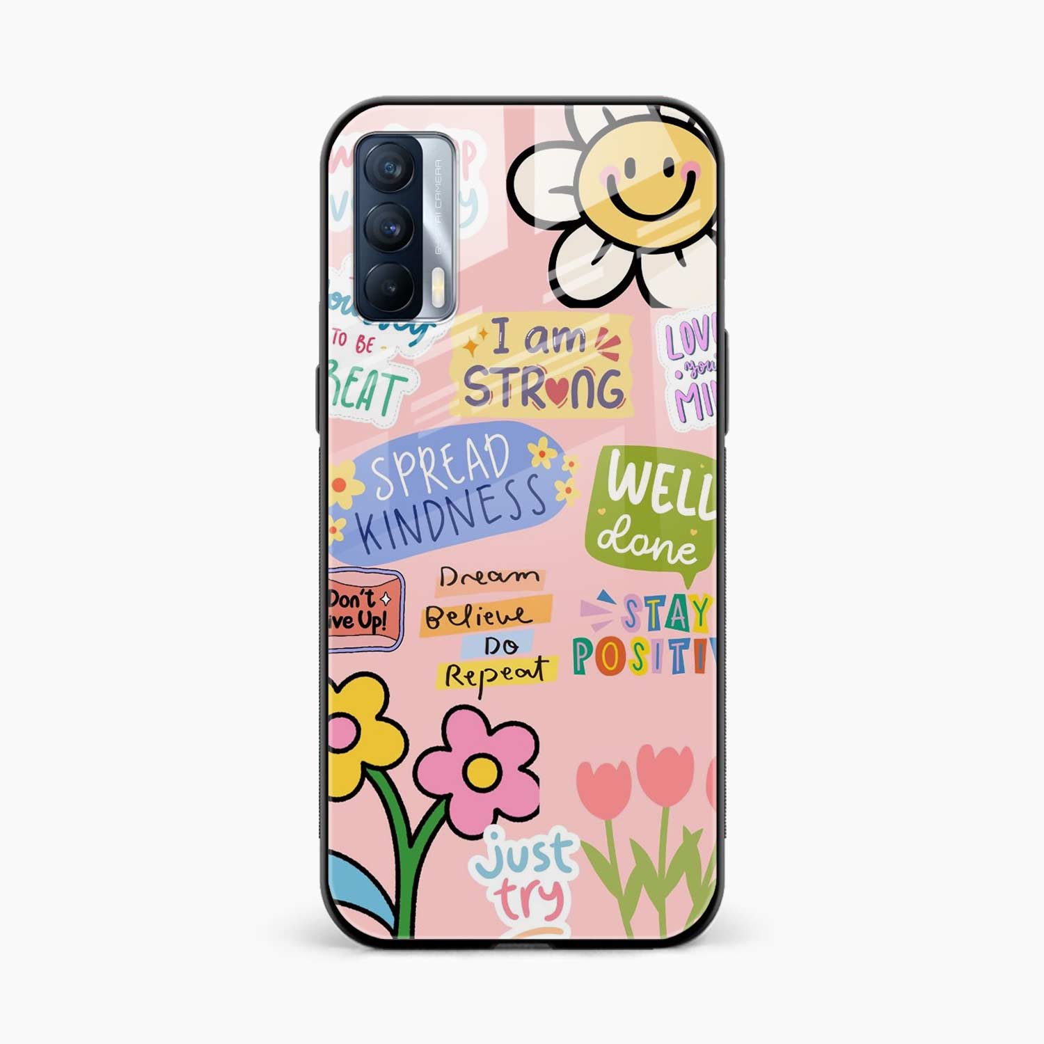 Stay Positive Realme X7 5G Back Cover
