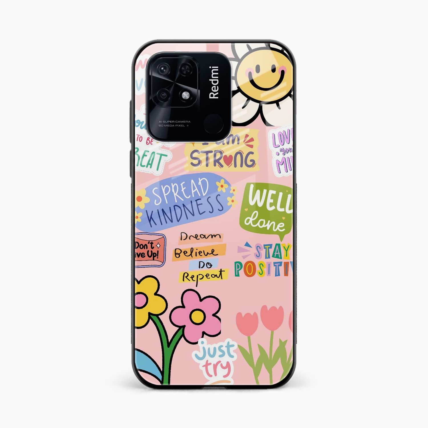 Stay Positive Redmi 10 Power Back Cover