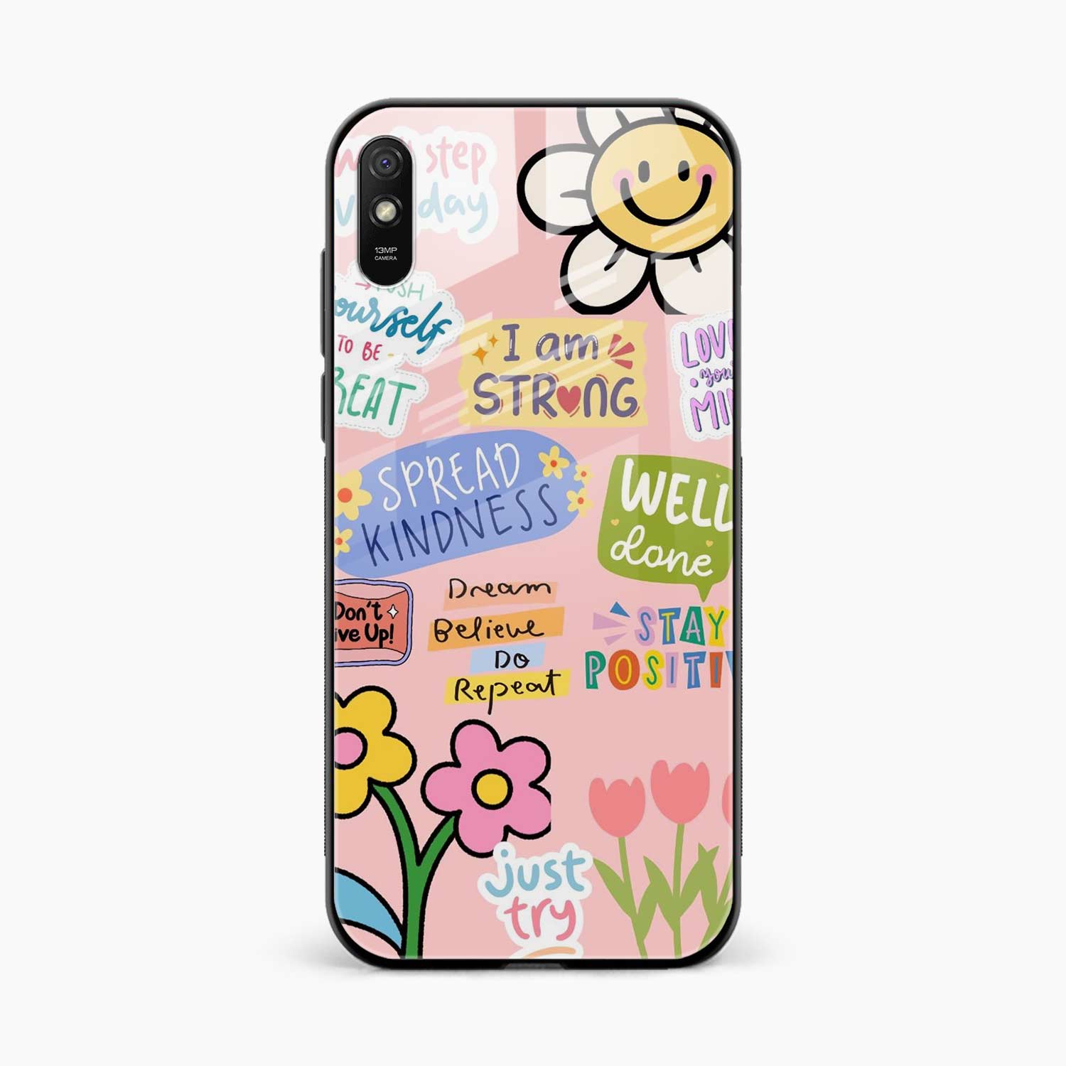 Stay Positive Redmi 9at Back Cover