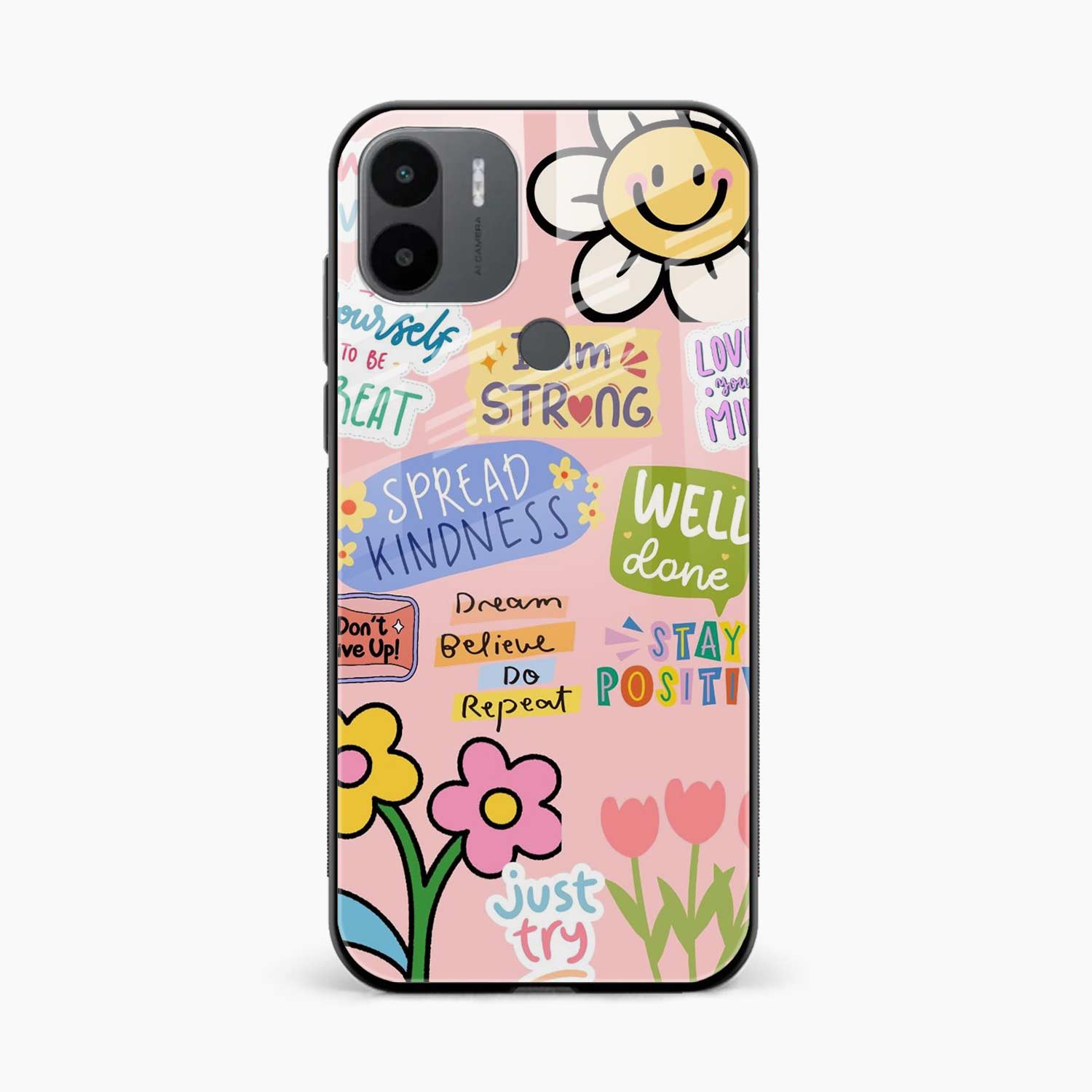 Stay Positive Redmi A2 Plus Back Cover