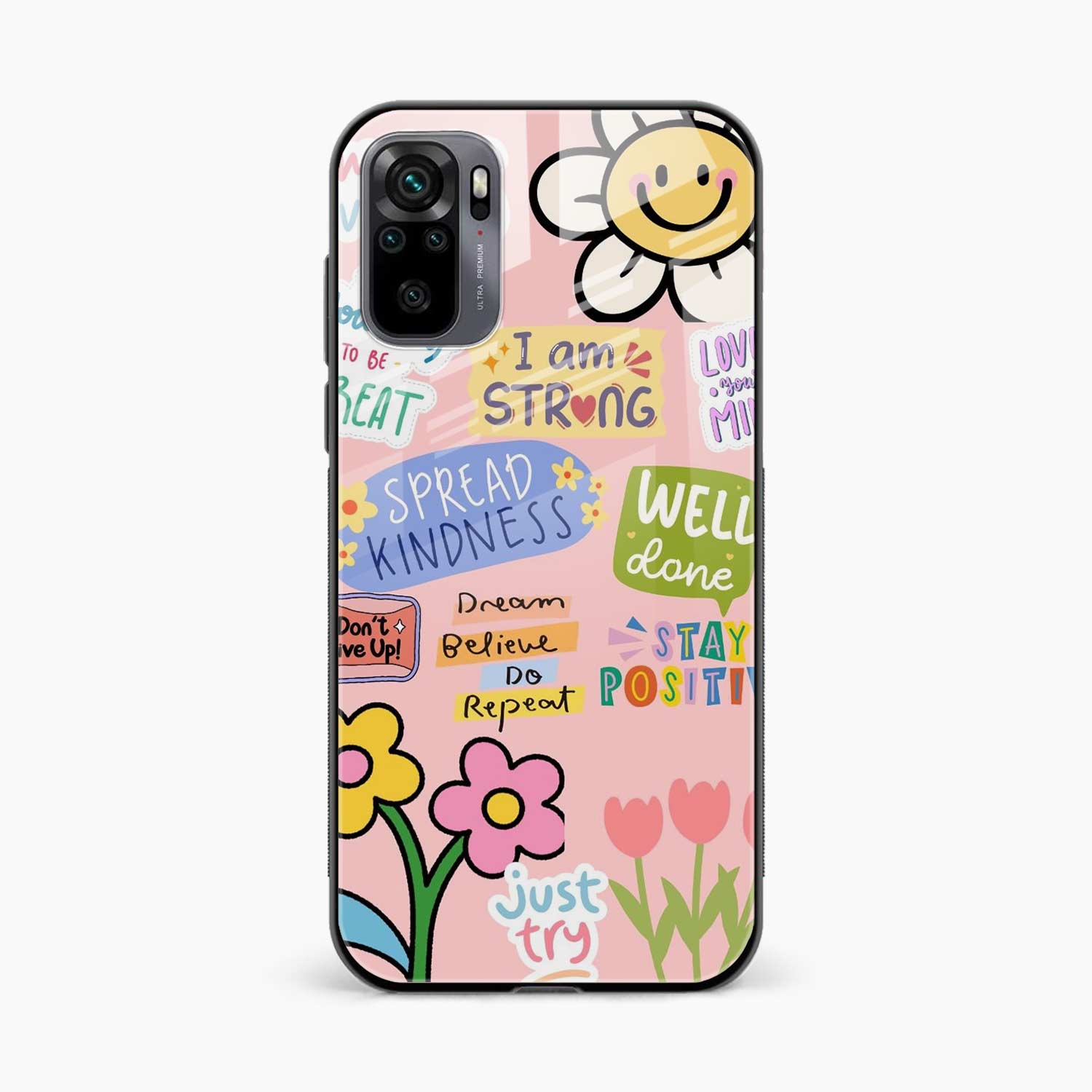 Stay Positive Redmi Note 10s Back Cover