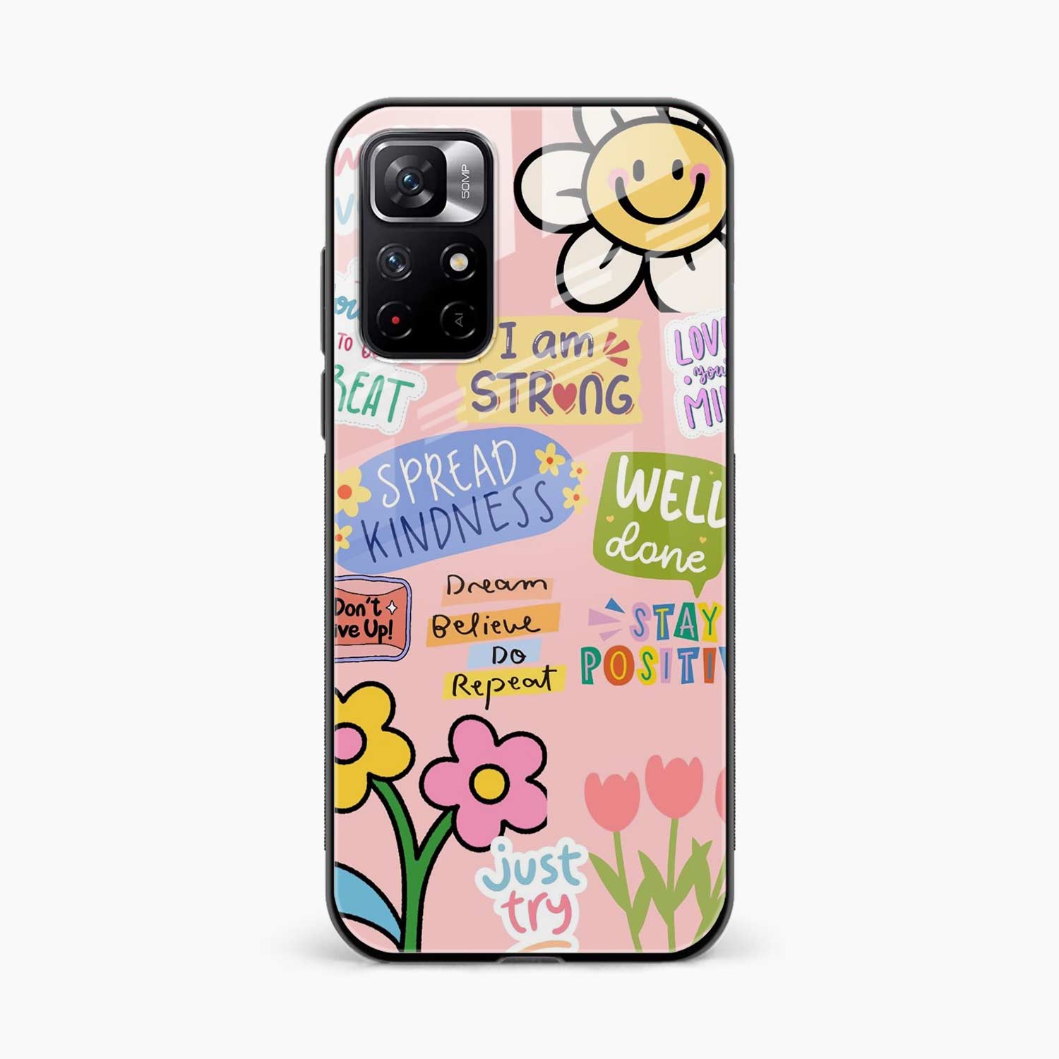 Stay Positive Redmi Note 11t 5G Back Cover
