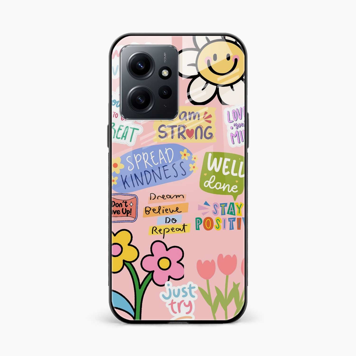 Stay Positive Redmi Note 12 4G Back Cover