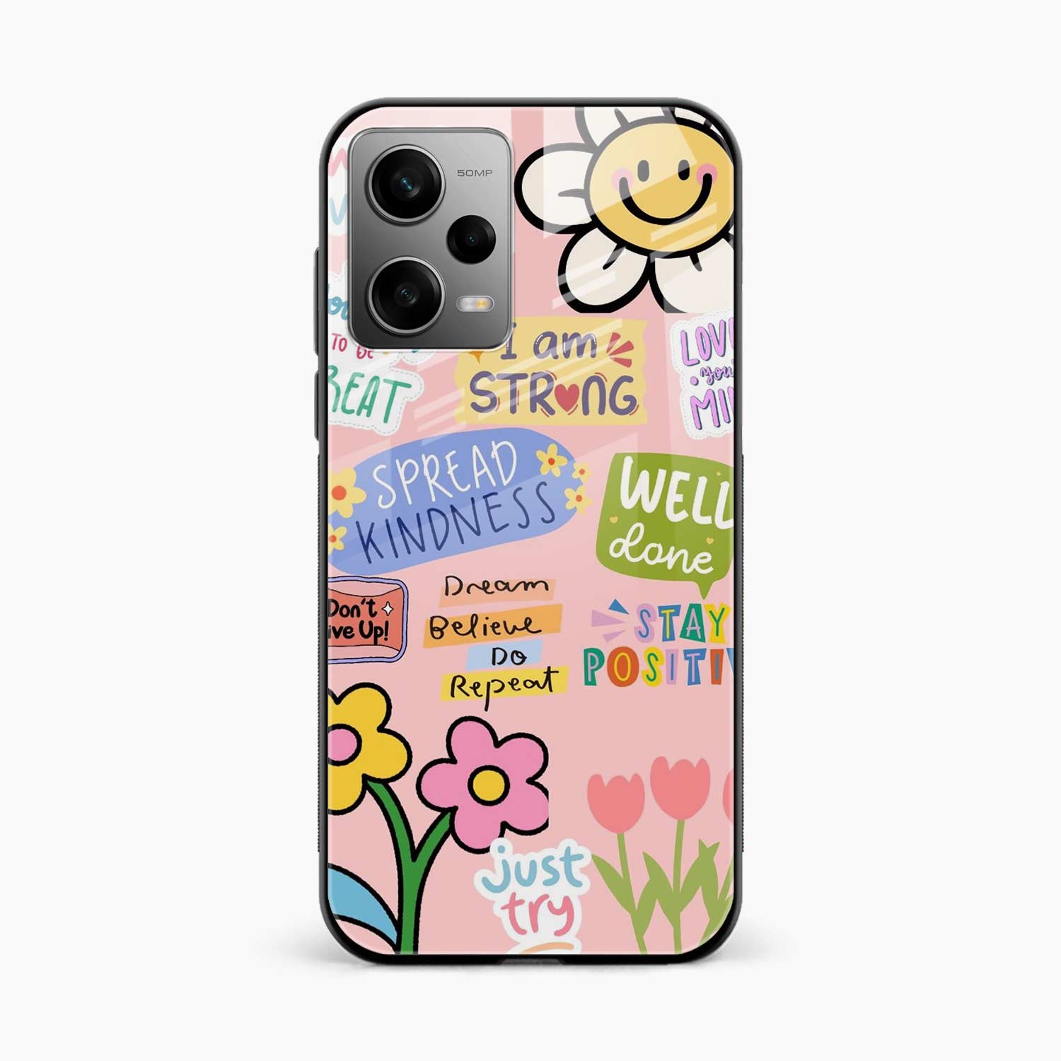 Stay Positive Redmi Note 12 5G Back Cover
