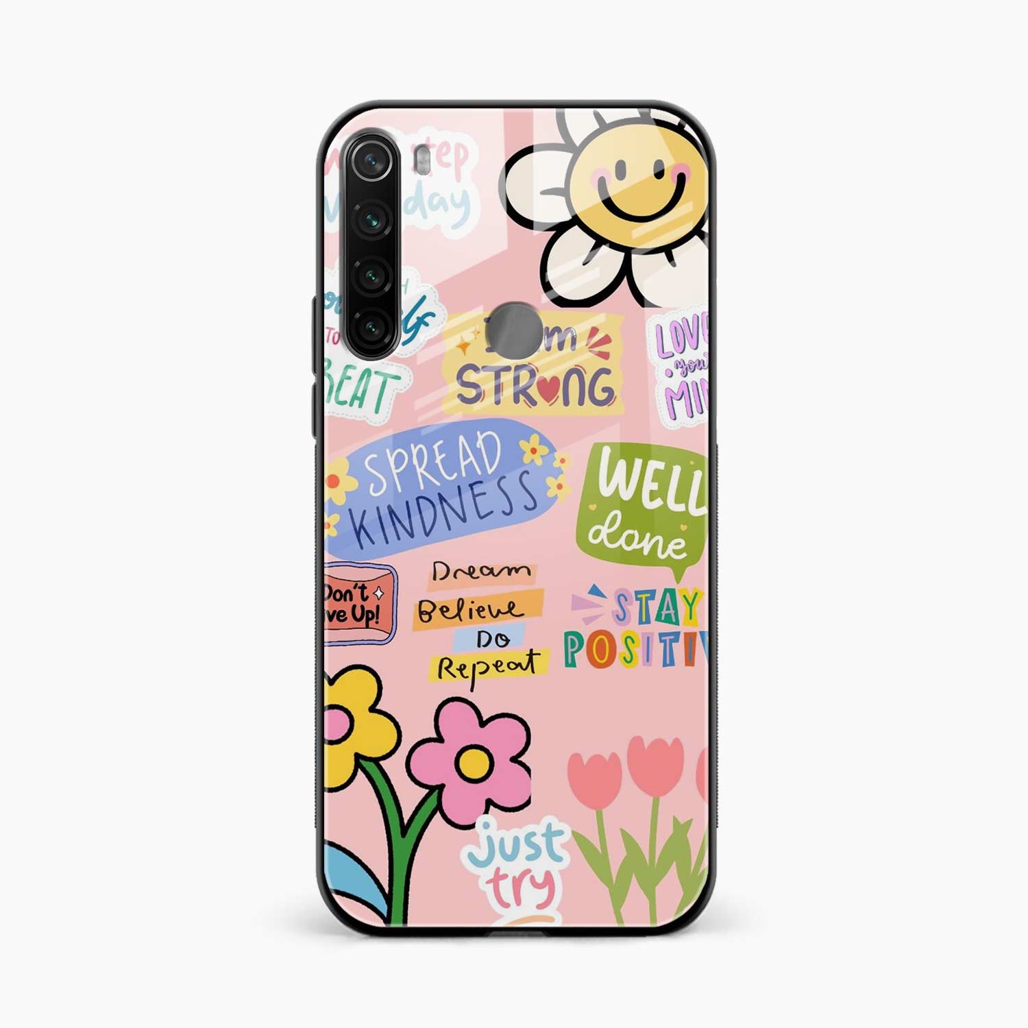 Stay Positive Redmi Note 8 Back Cover
