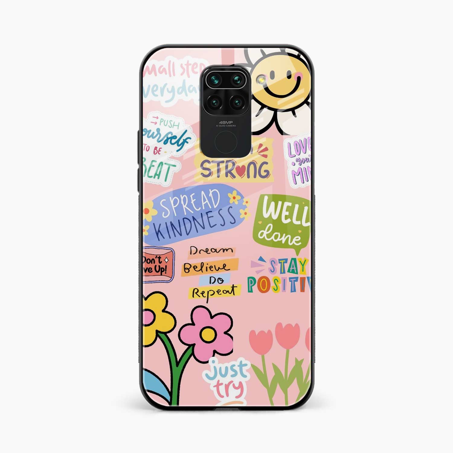 Stay Positive Redmi Note 9 Back Cover